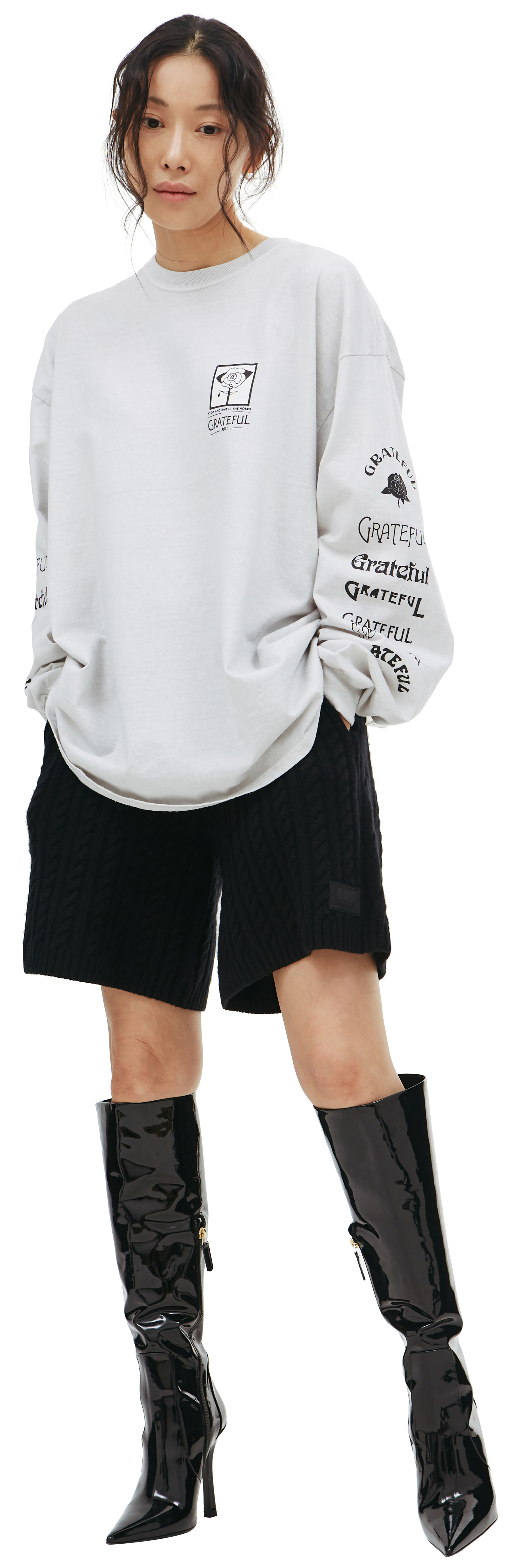 Children of the discordance Cratefull cotton longsleeve t-shirt