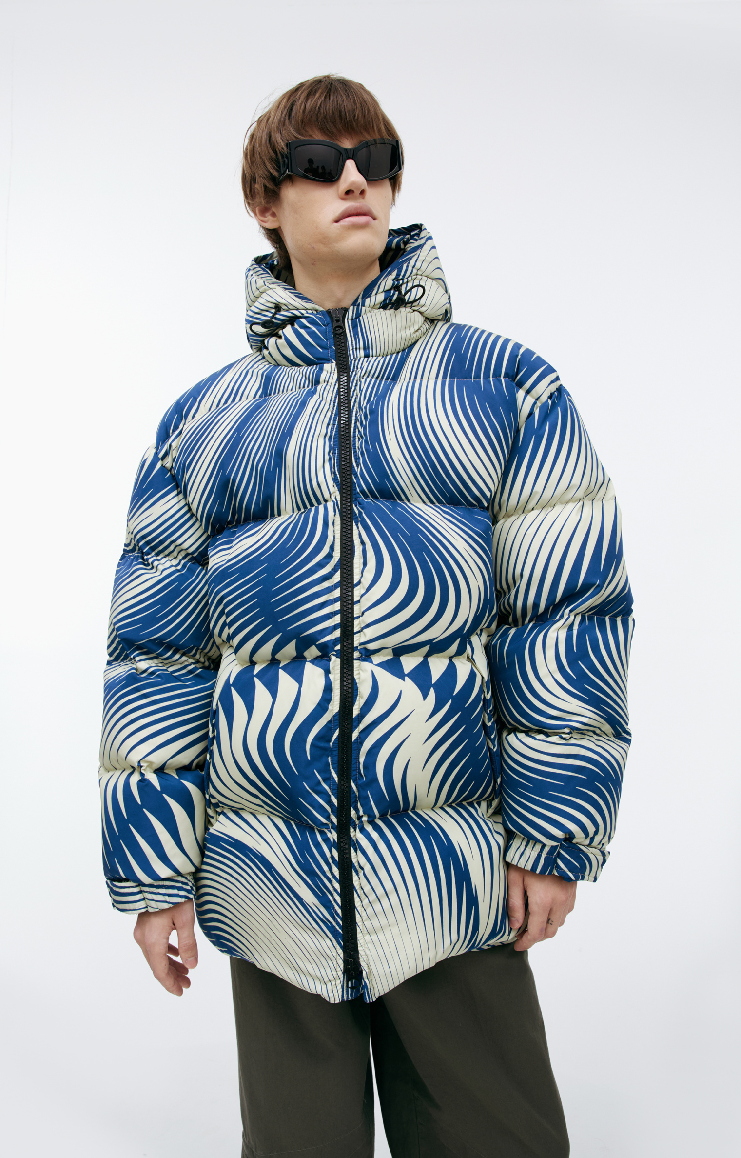 Dries Van Noten Monoprint down jacket