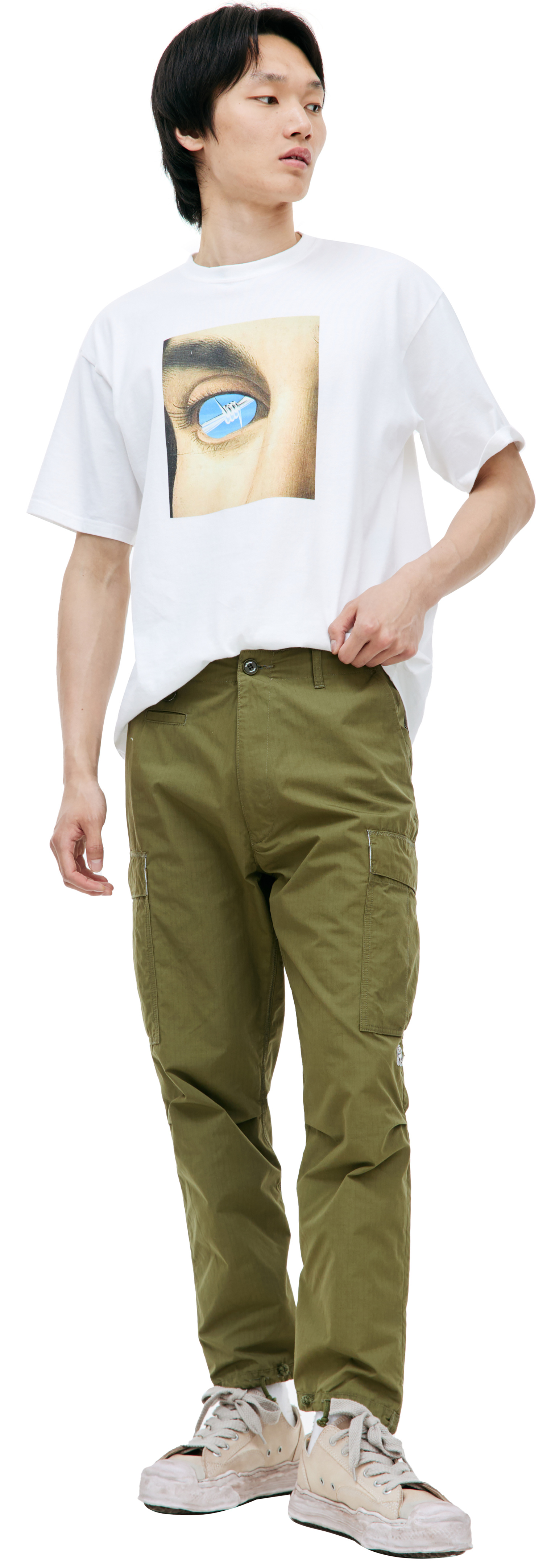 Undercover Khaki cargo trousers