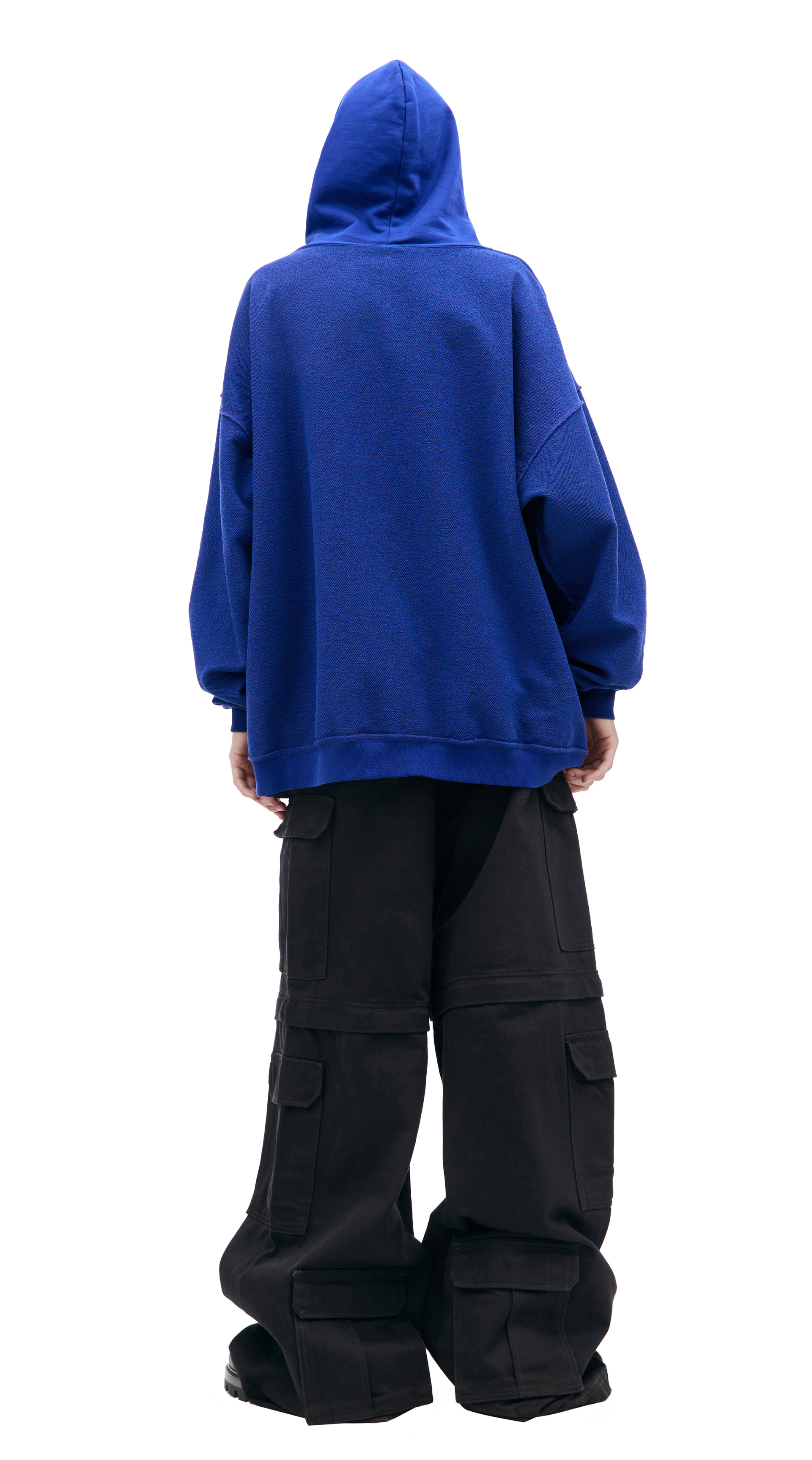VETEMENTS Black inside-out hoodie