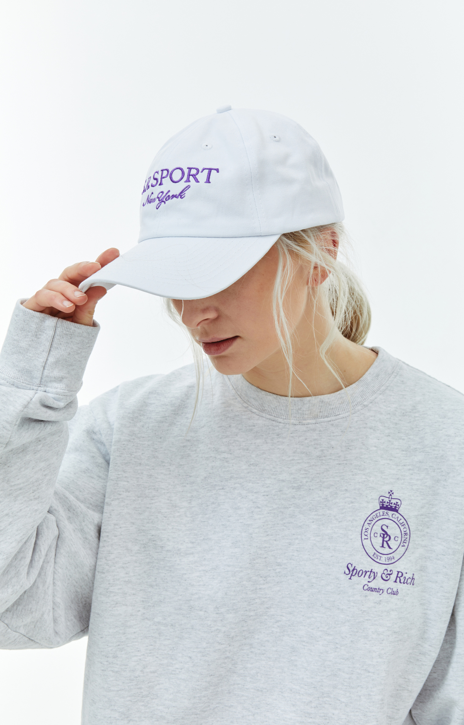 SPORTY & RICH White Wimbledon Cap