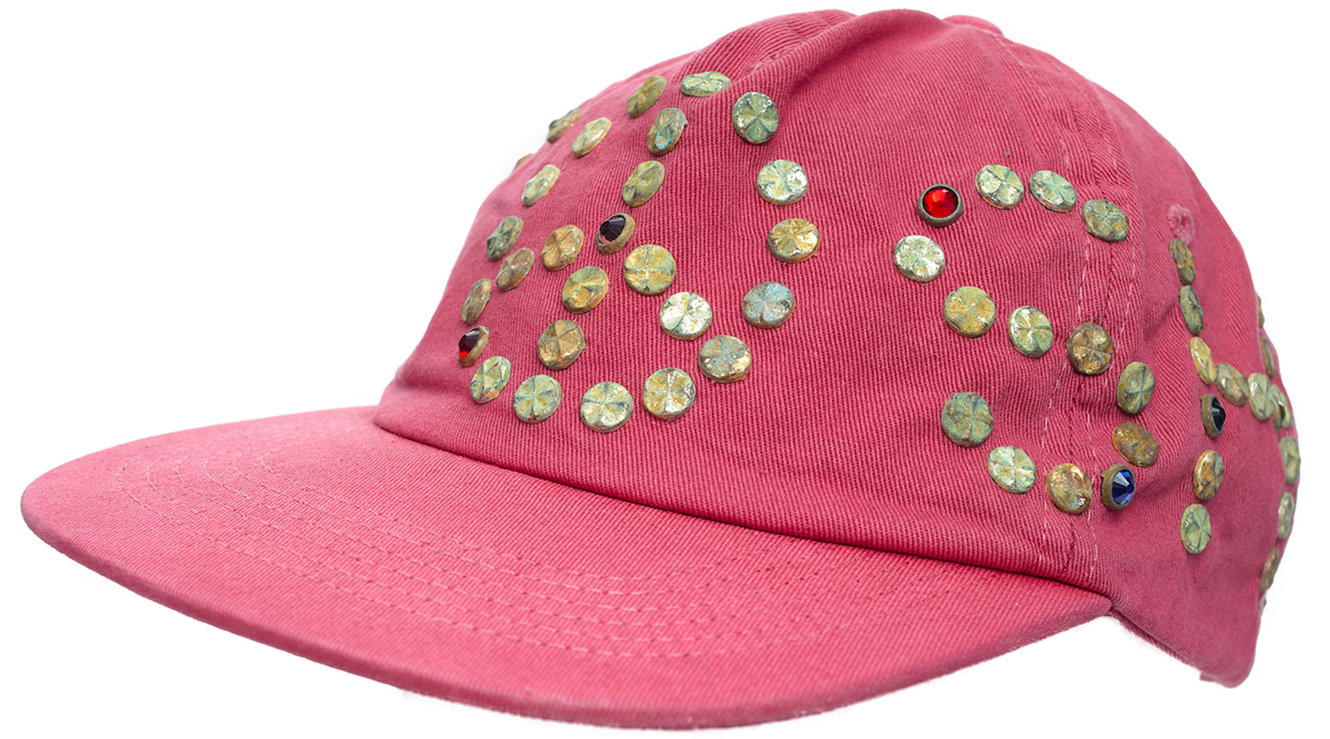 Satoshi Nakamoto Red cap with rivets