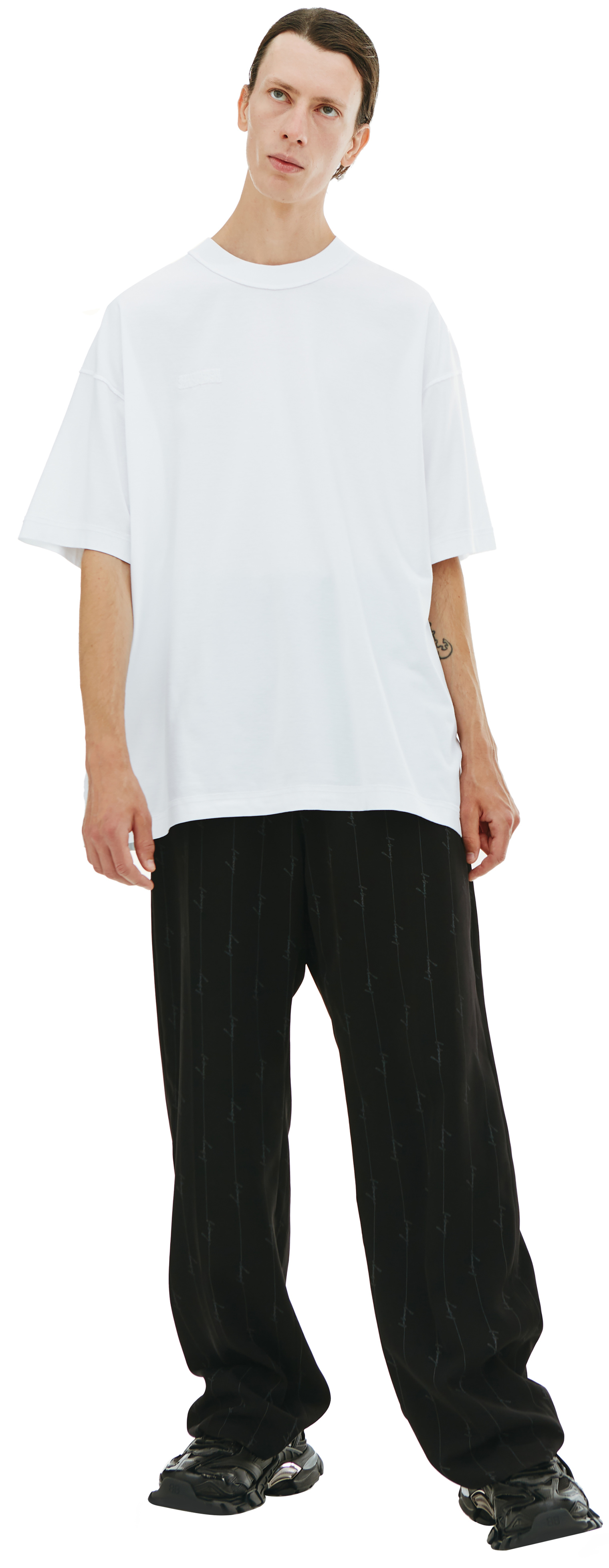 VETEMENTS White inside-out t-shirt