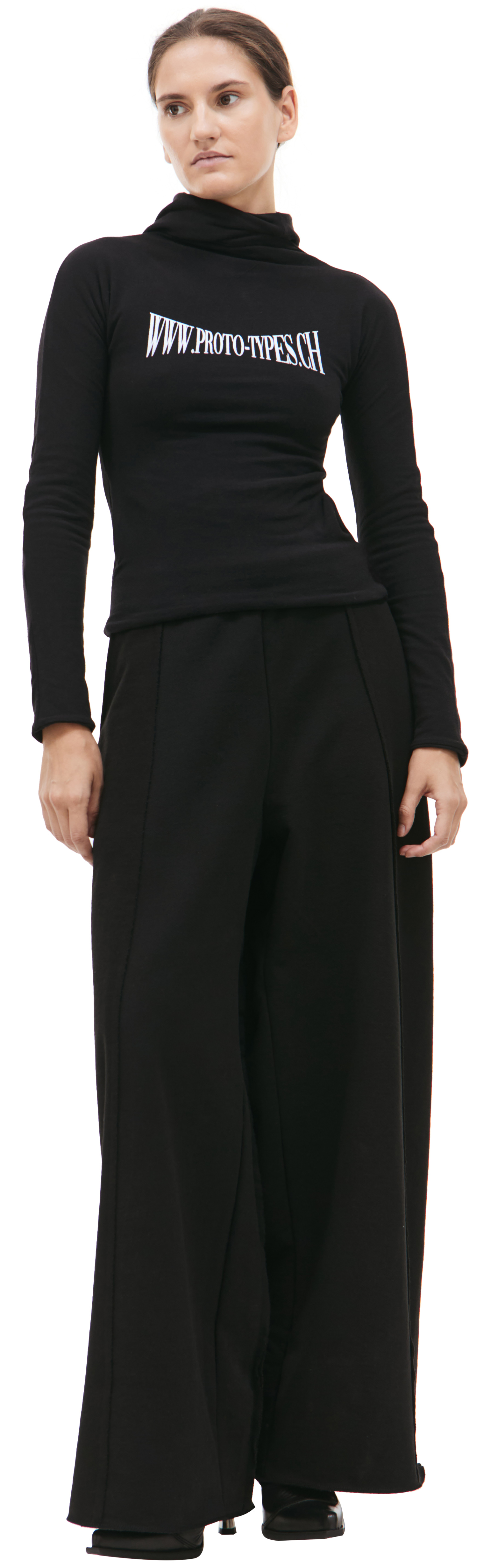 Buy PROTOTYPES women black twisted hoodie for €380 online on SV77 ...