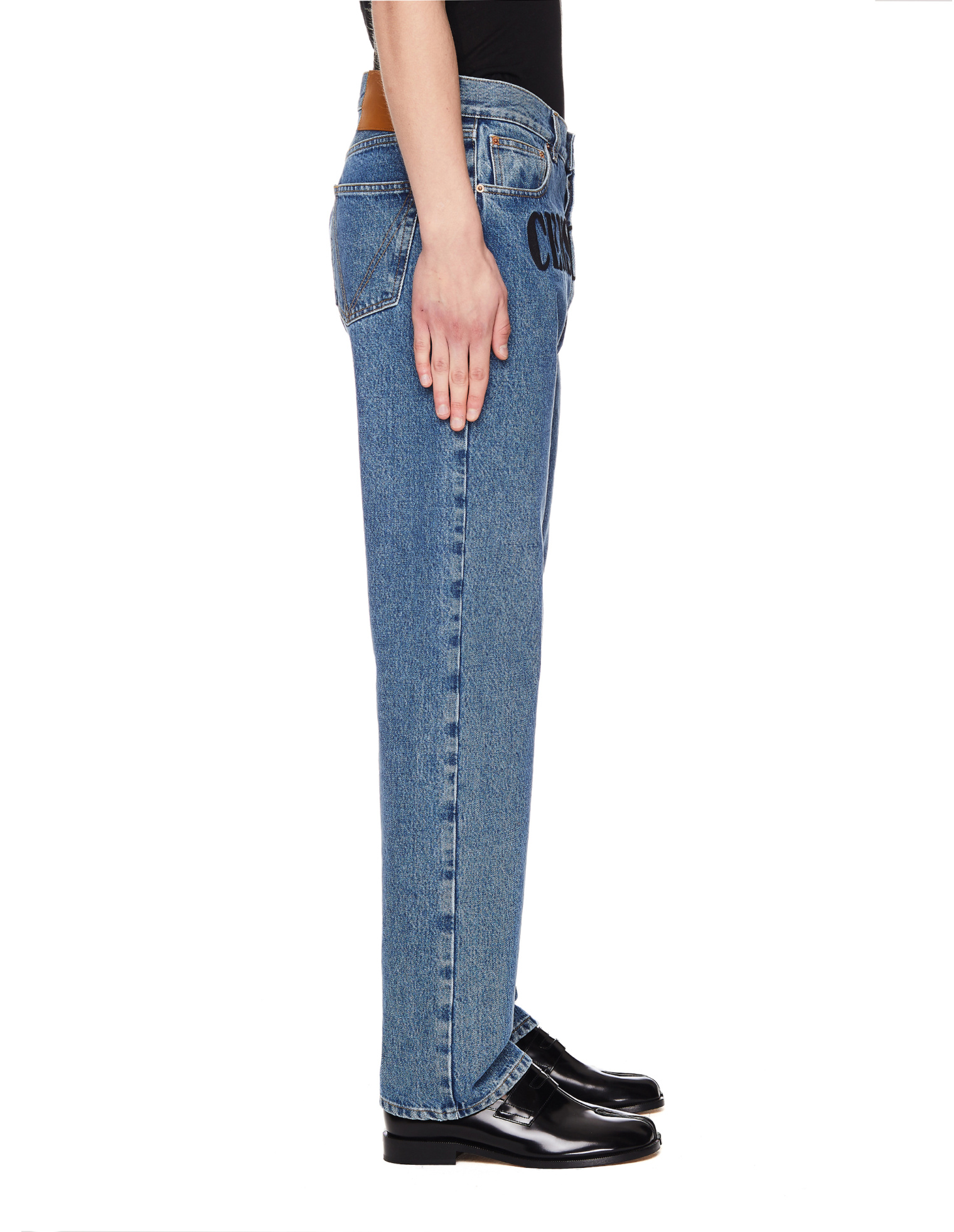VETEMENTS Embroidered Censored Jeans