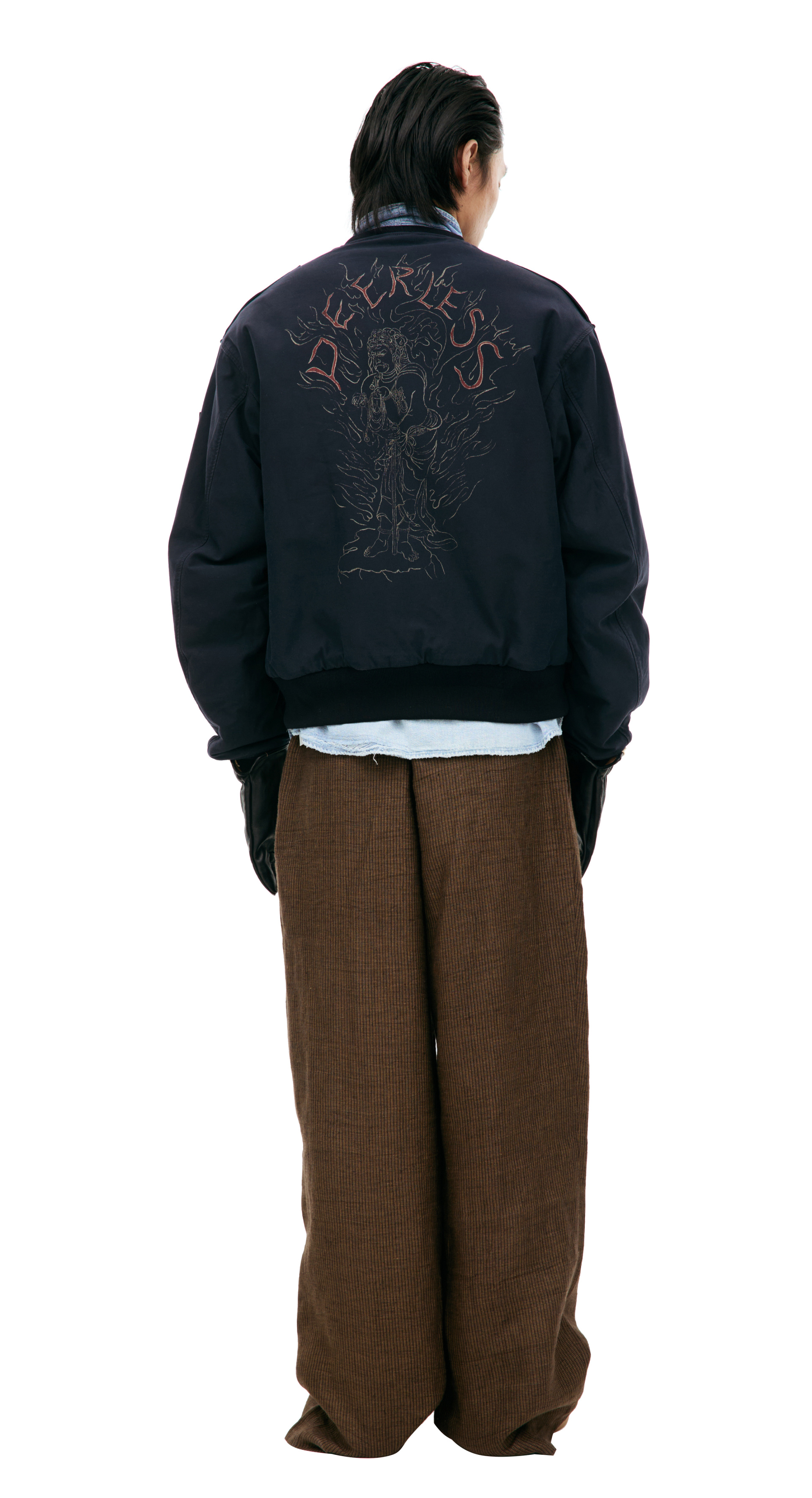 visvim Double-sided embroidered bomber