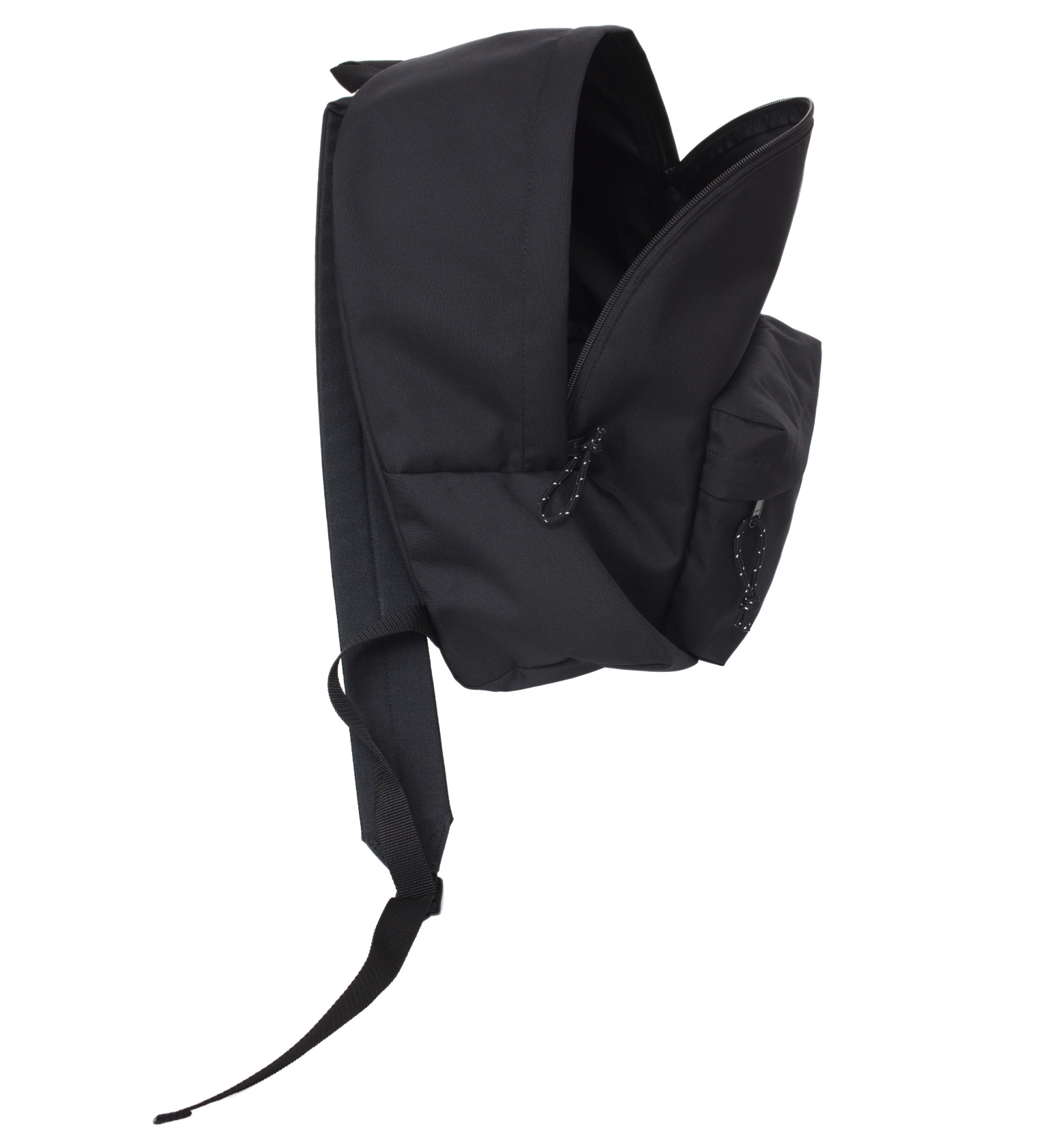 Saint Michael Black medium backpack  with logo patch