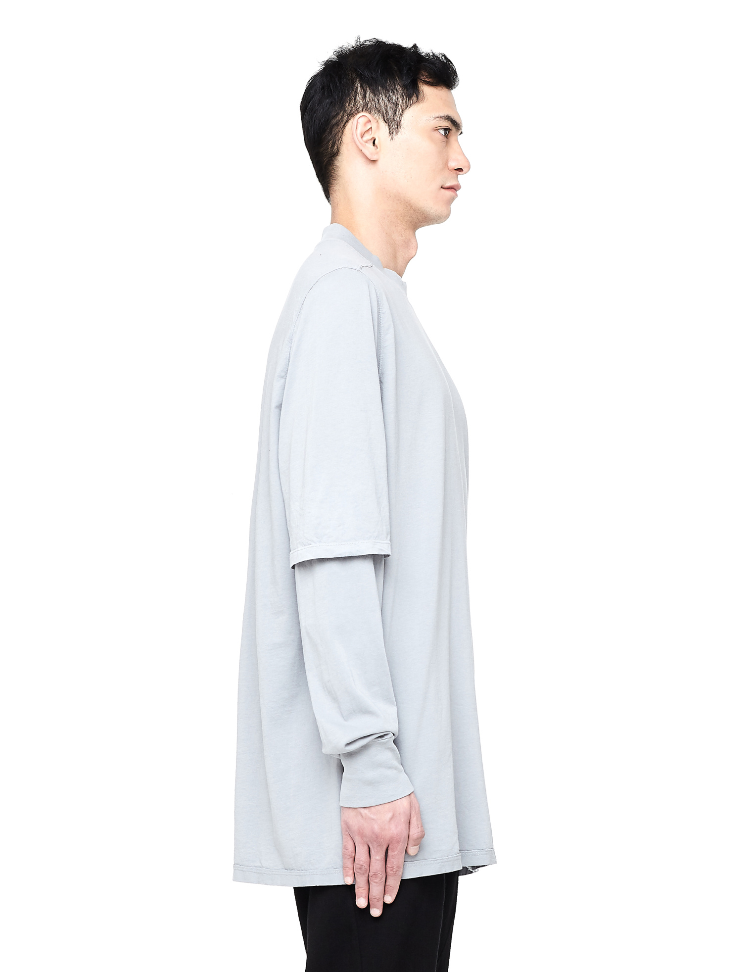 DRKSHDW by Rick Owens Double-Layer Long Sleeve T-shirt