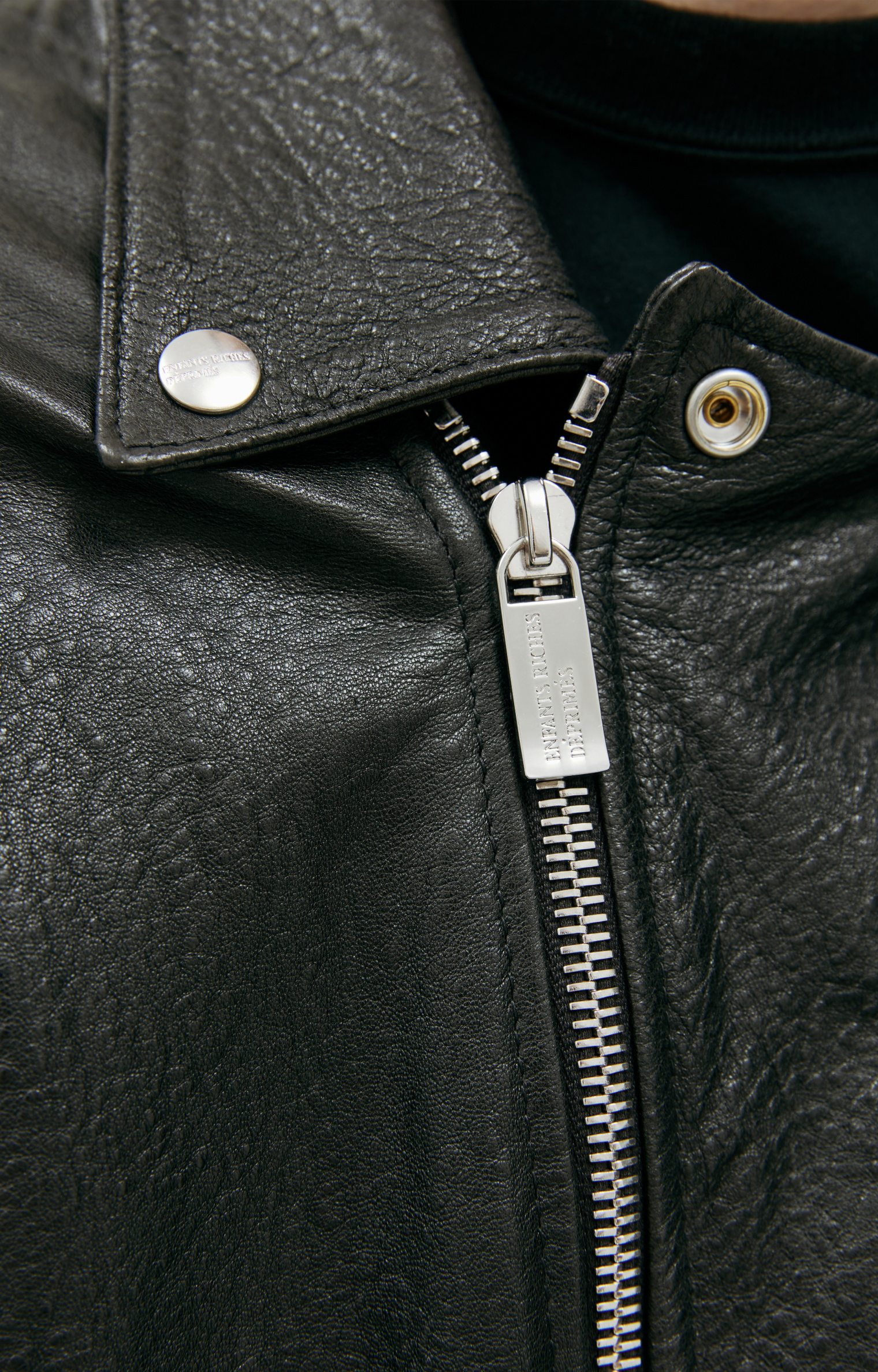 Enfants Riches Deprimes Black leather jacket