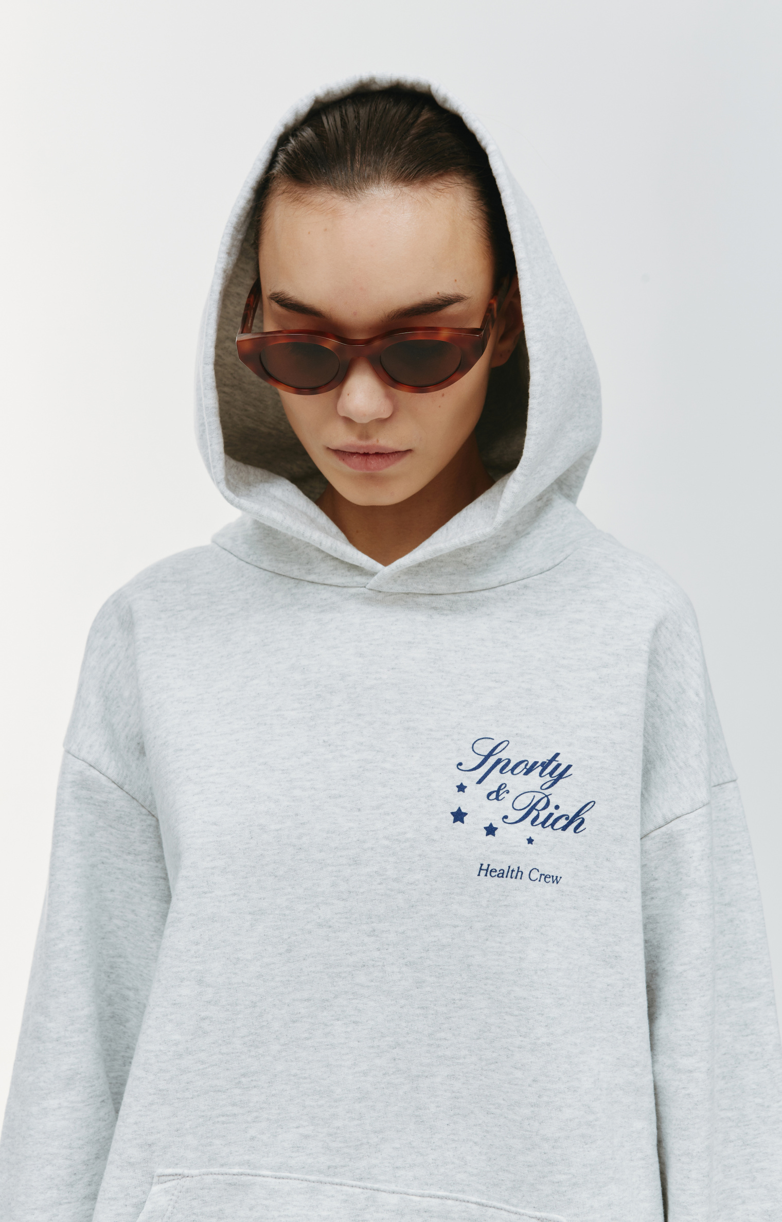 SPORTY & RICH Hoodie Star Health Crew