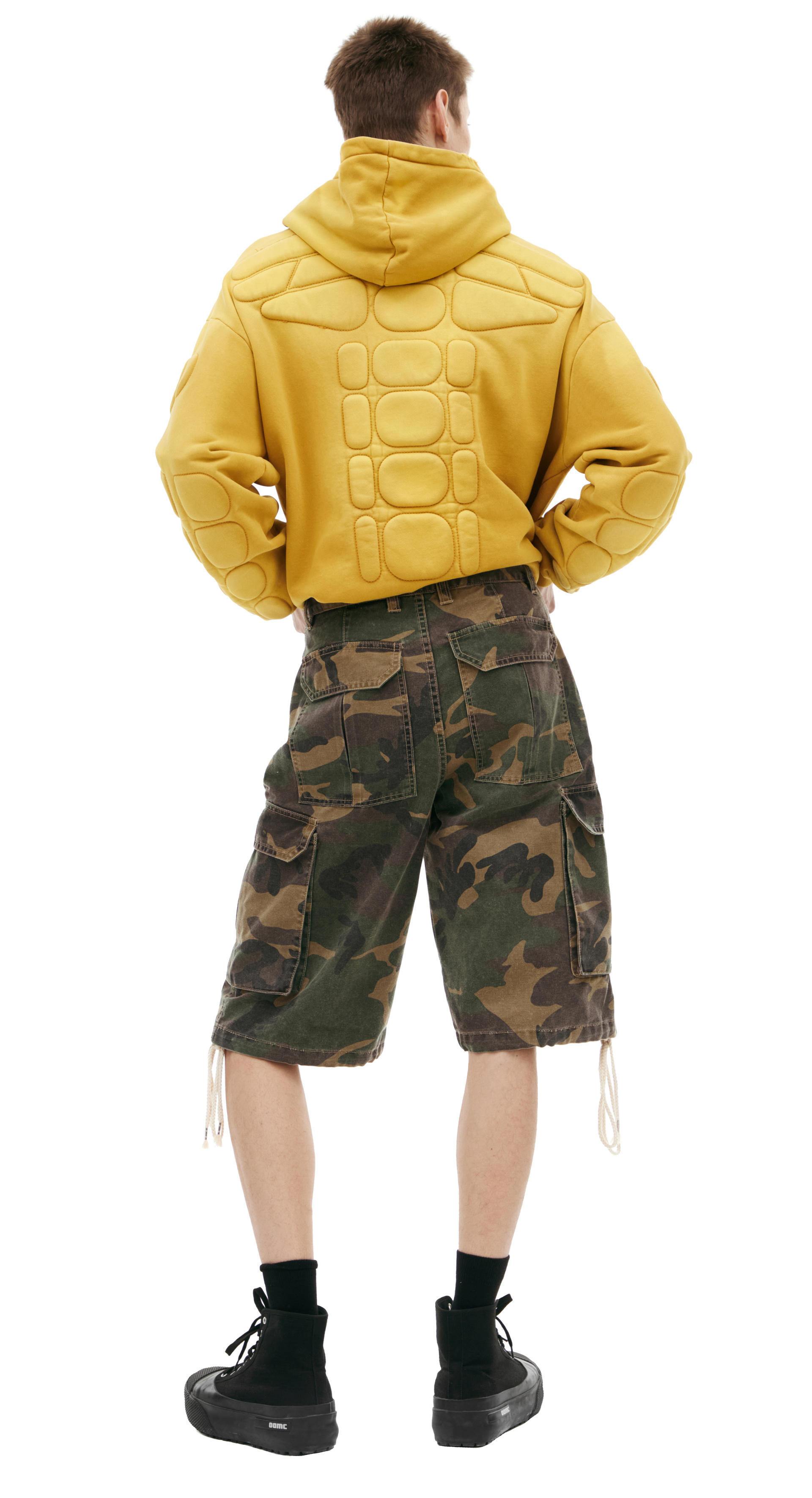 Satoshi Nakamoto Camouflage cotton shorts