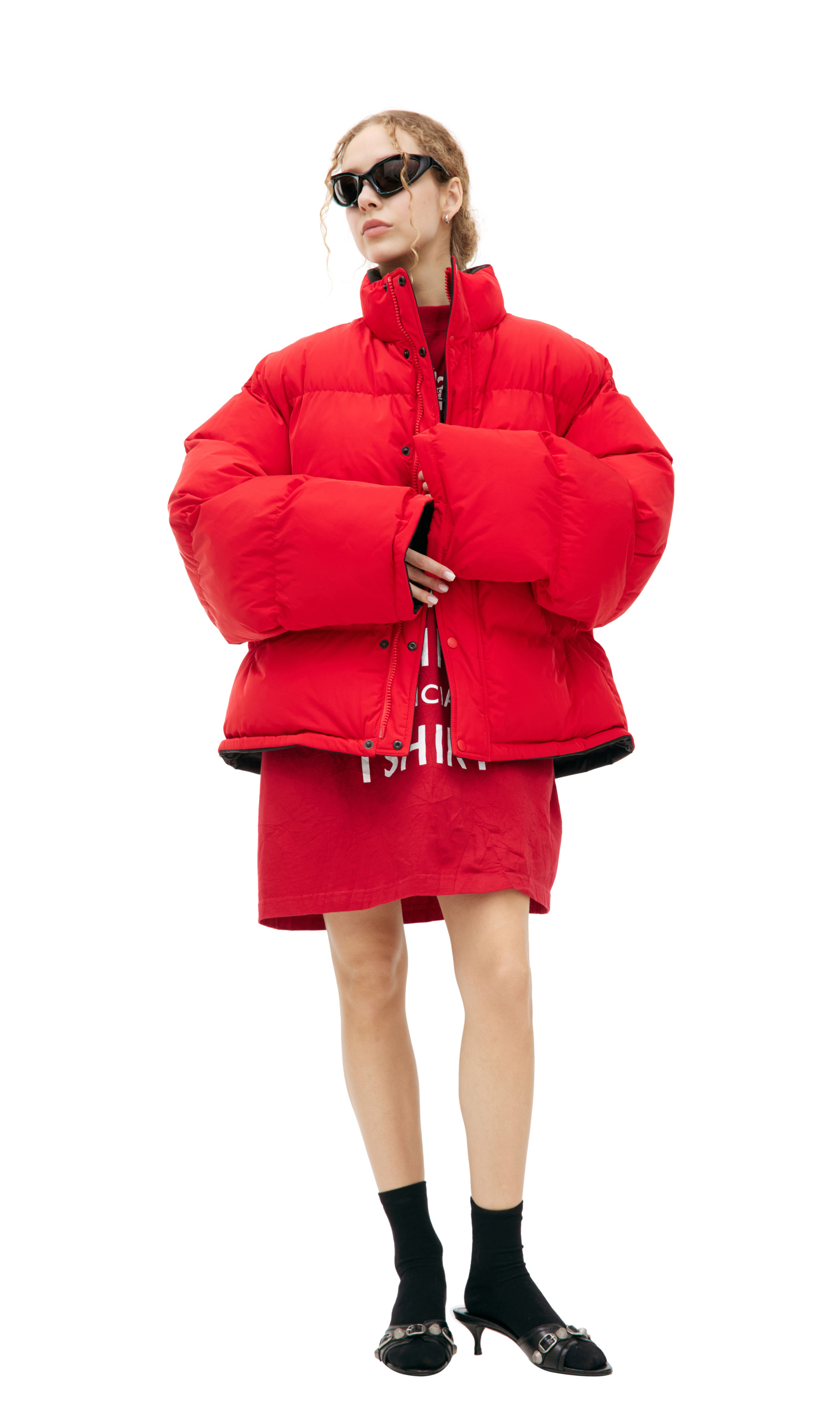 Balenciaga Two-way down jacket with zipper