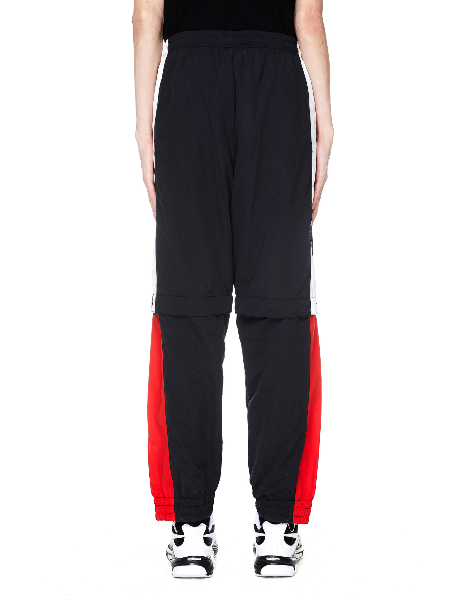 VETEMENTS Black Nylon Zip Trackpants