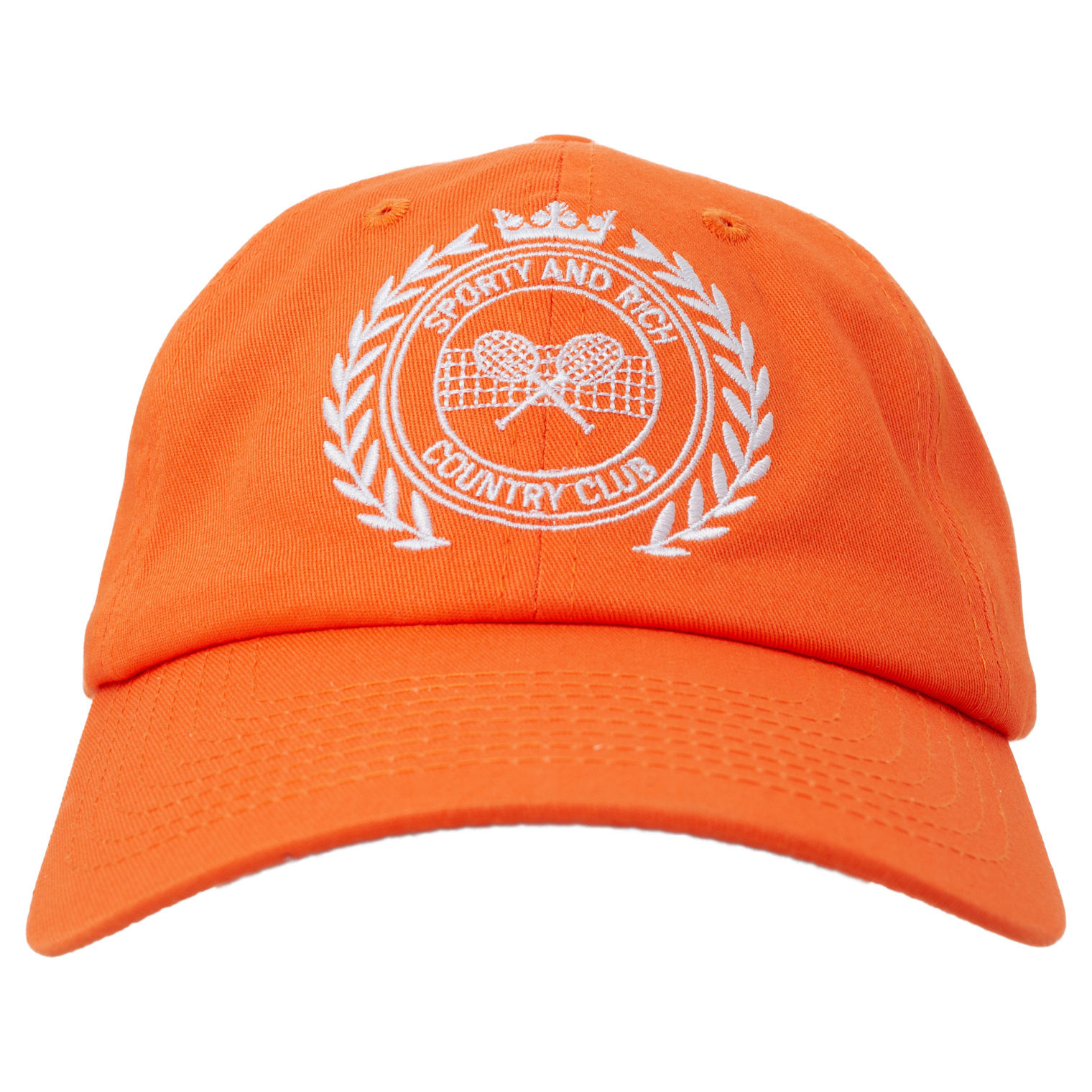 SPORTY & RICH \'S&R\' logo embroidered cap