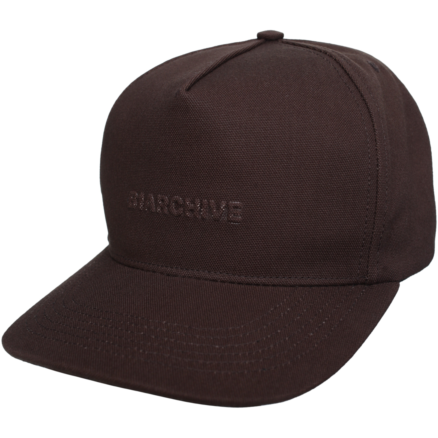 B1ARCHIVE Brown embroidered logo cap