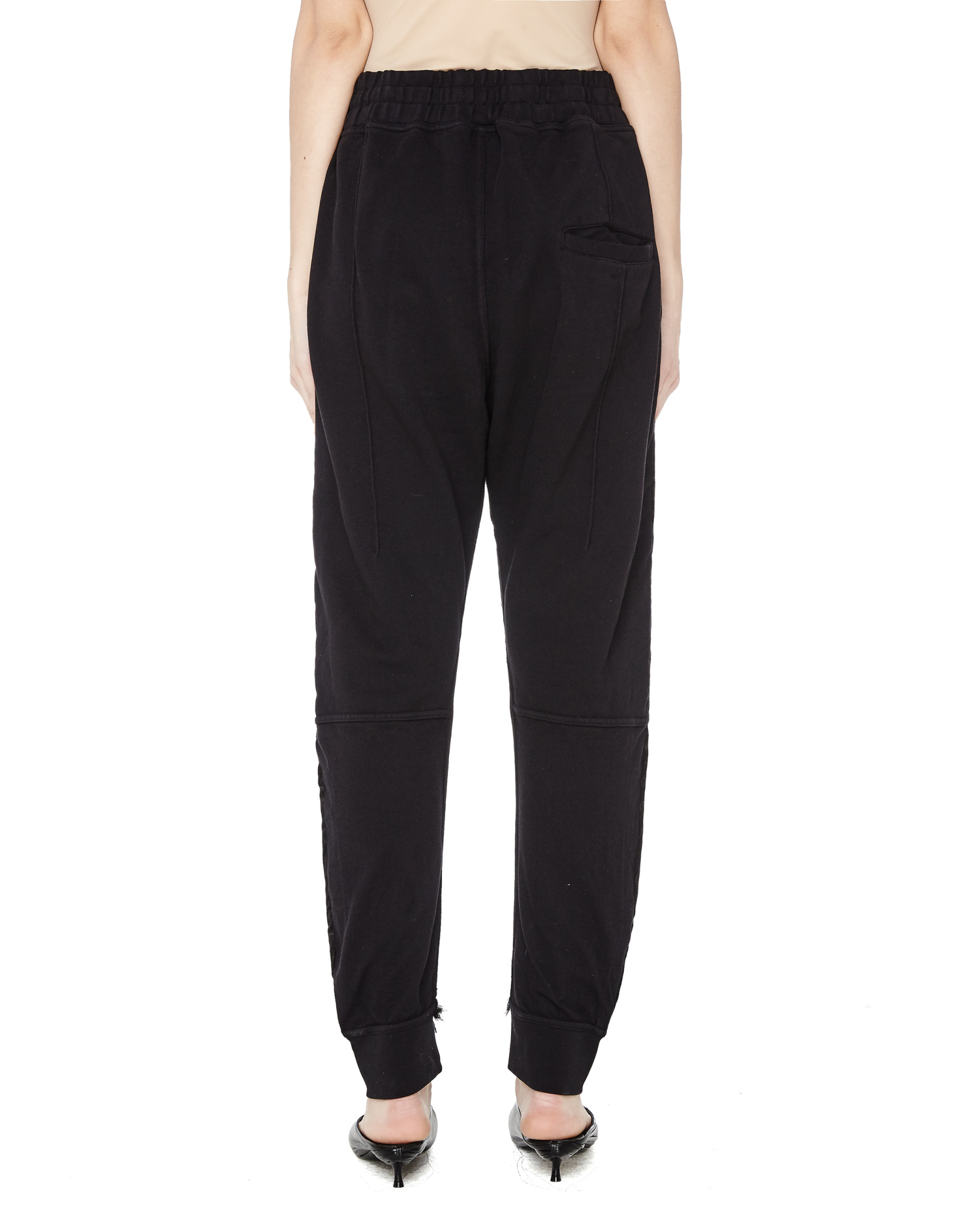 Haider Ackermann Хлопковые брюки-треники на кулиске