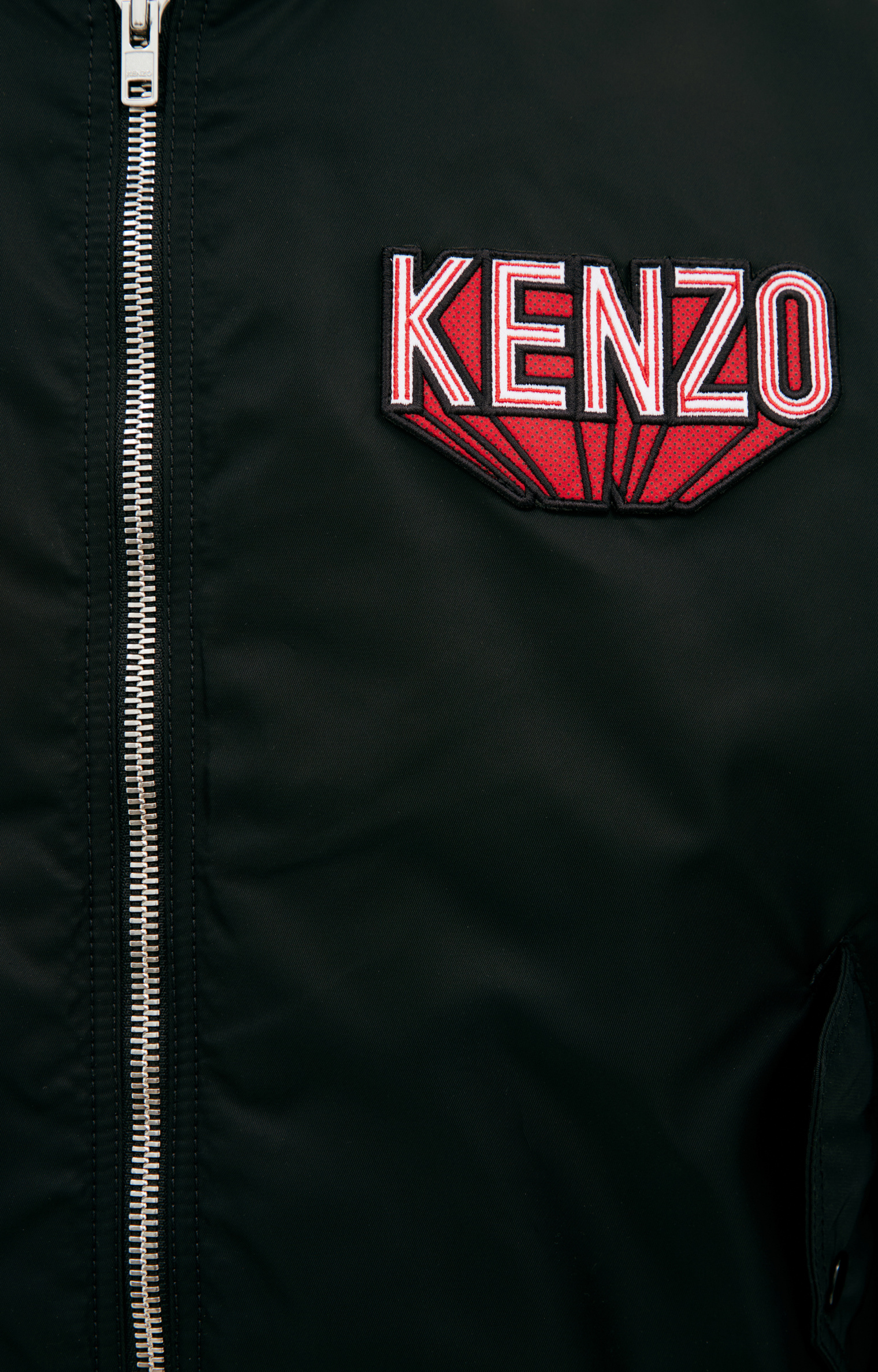 KENZO Black jacket with patch