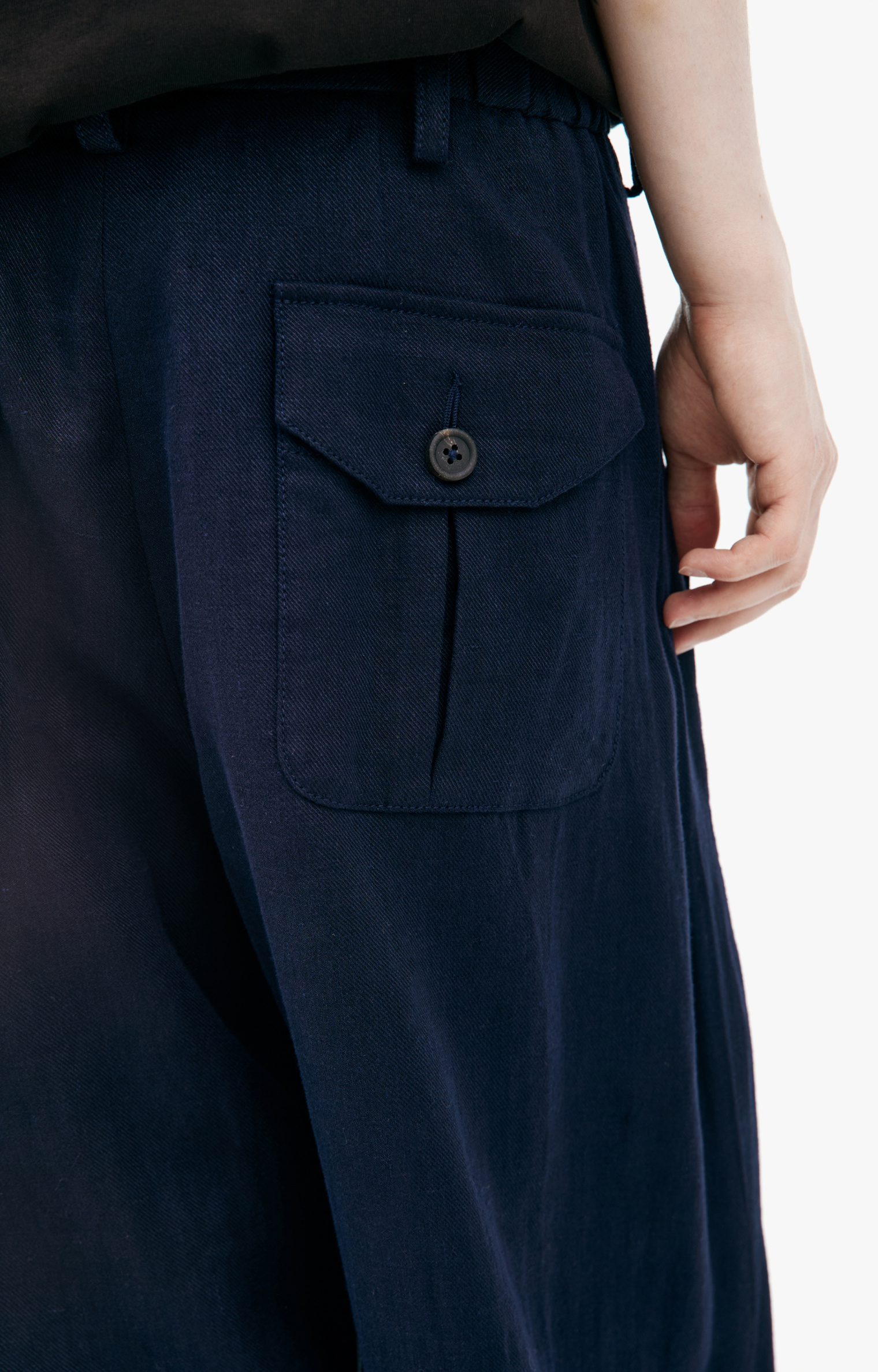 Ziggy Chen Wide-leg linen trousers