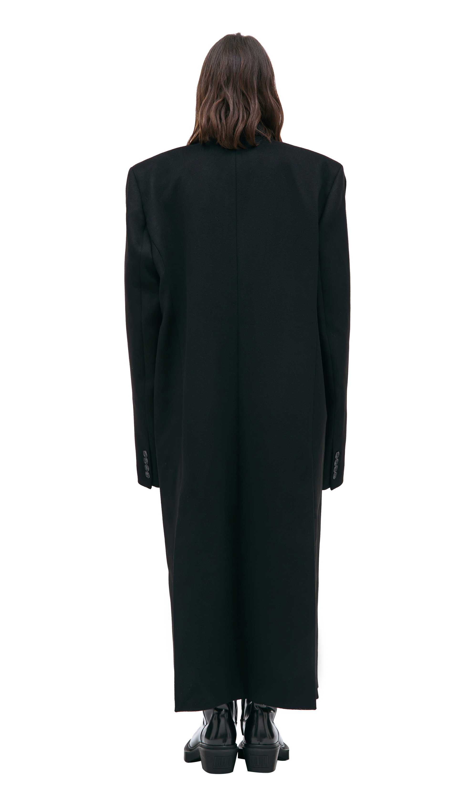 VTMNTS Black wool coat