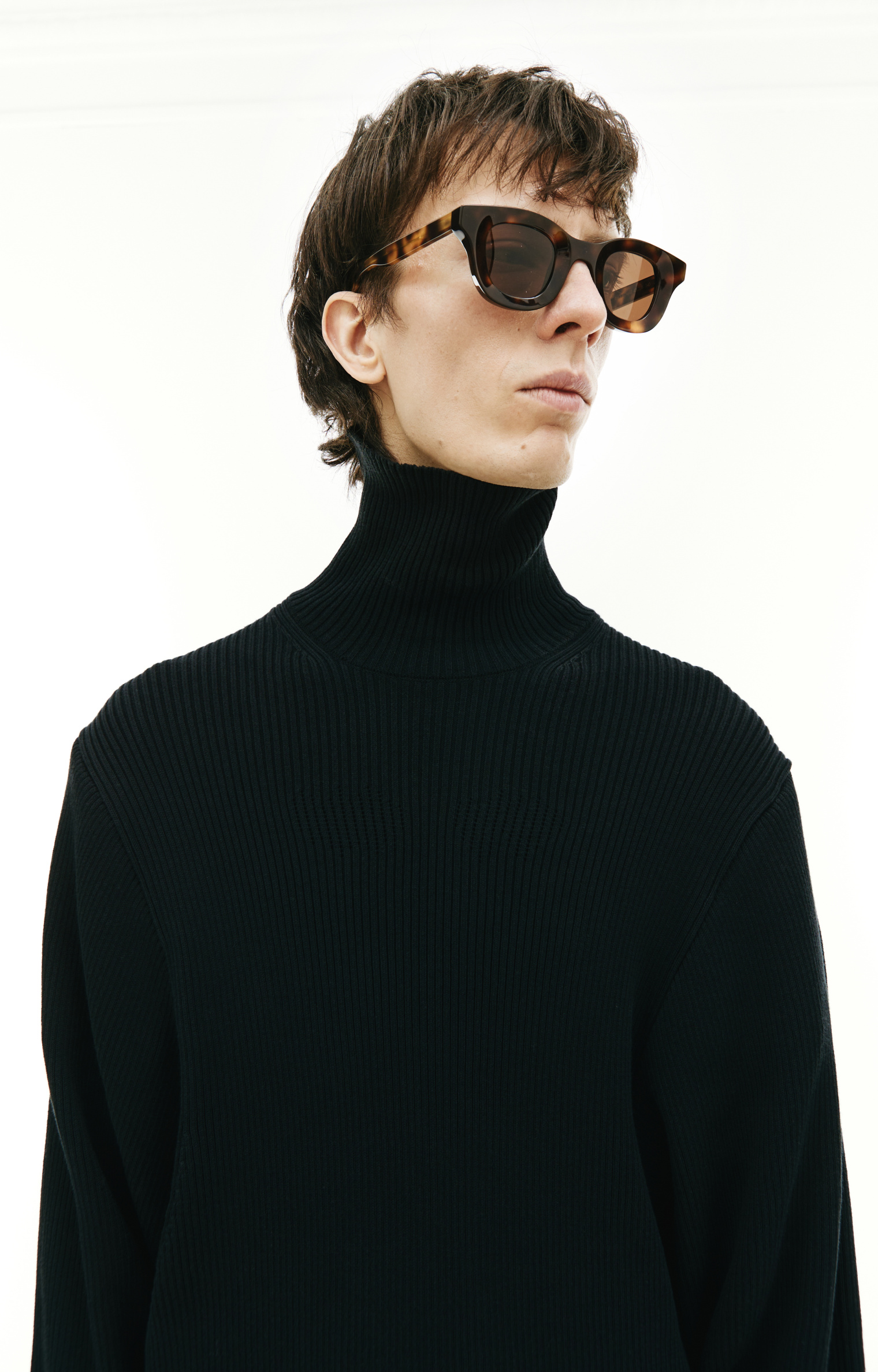 Doublet Black Invisible Turtleneck