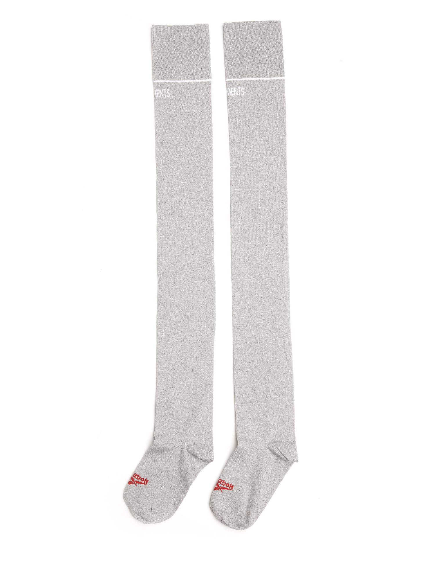 VETEMENTS Lurex Knee High Socks
