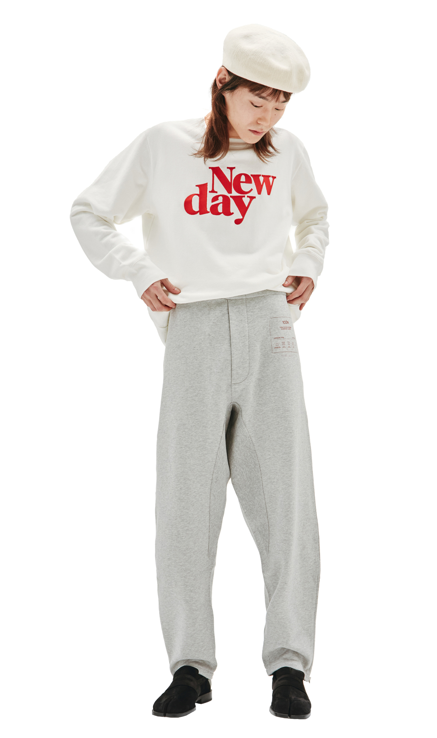 Maison Margiela Grey Icon Printed Sweatpants