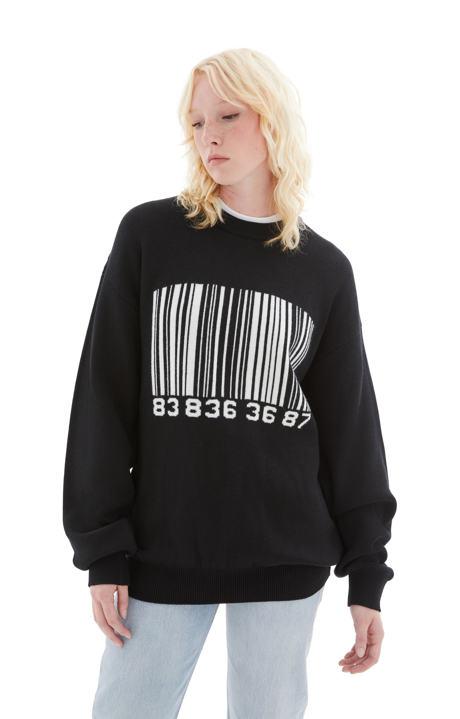 VTMNTS Big Barcode Sweater