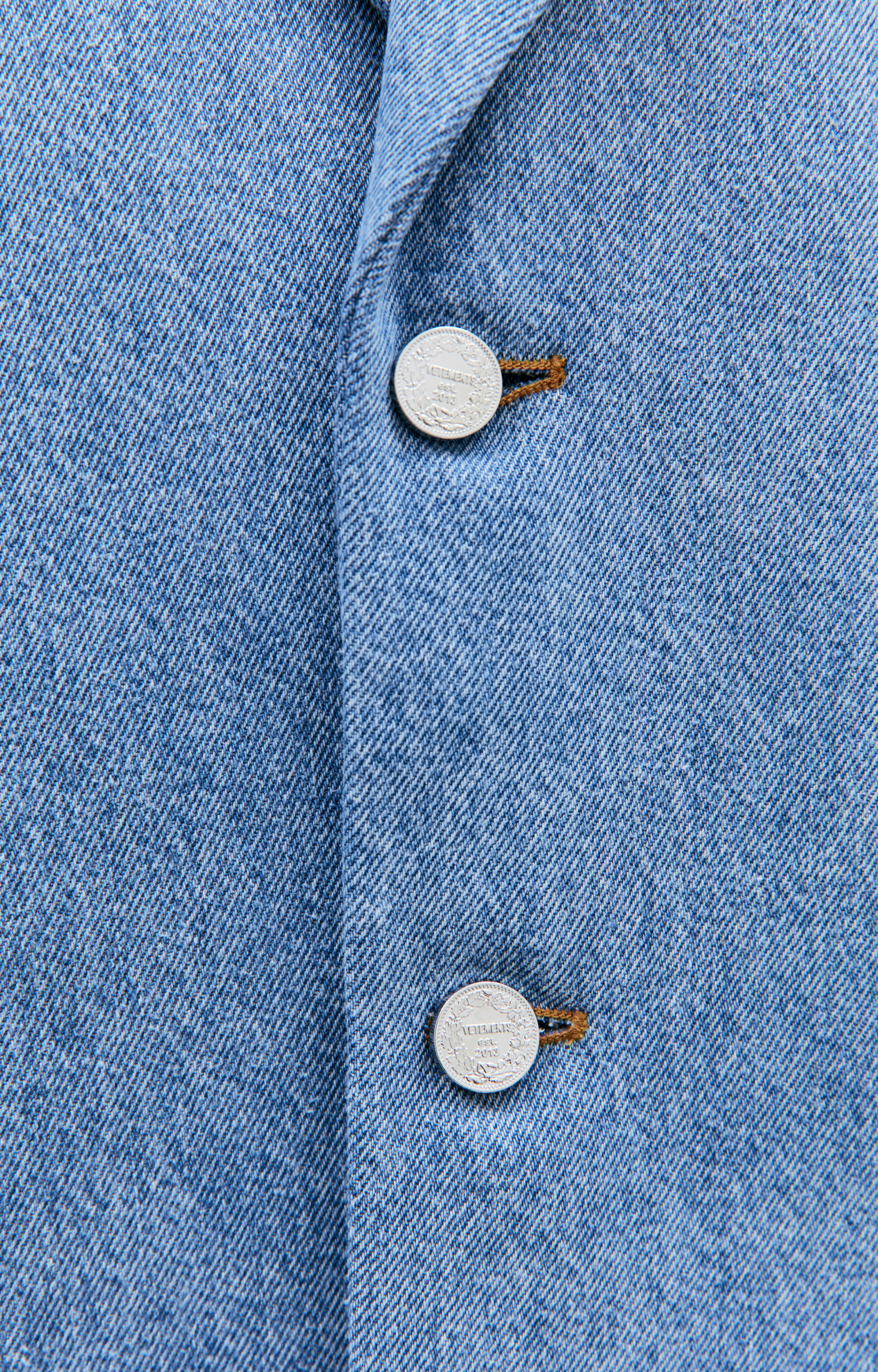 VETEMENTS Denim oversized blazer