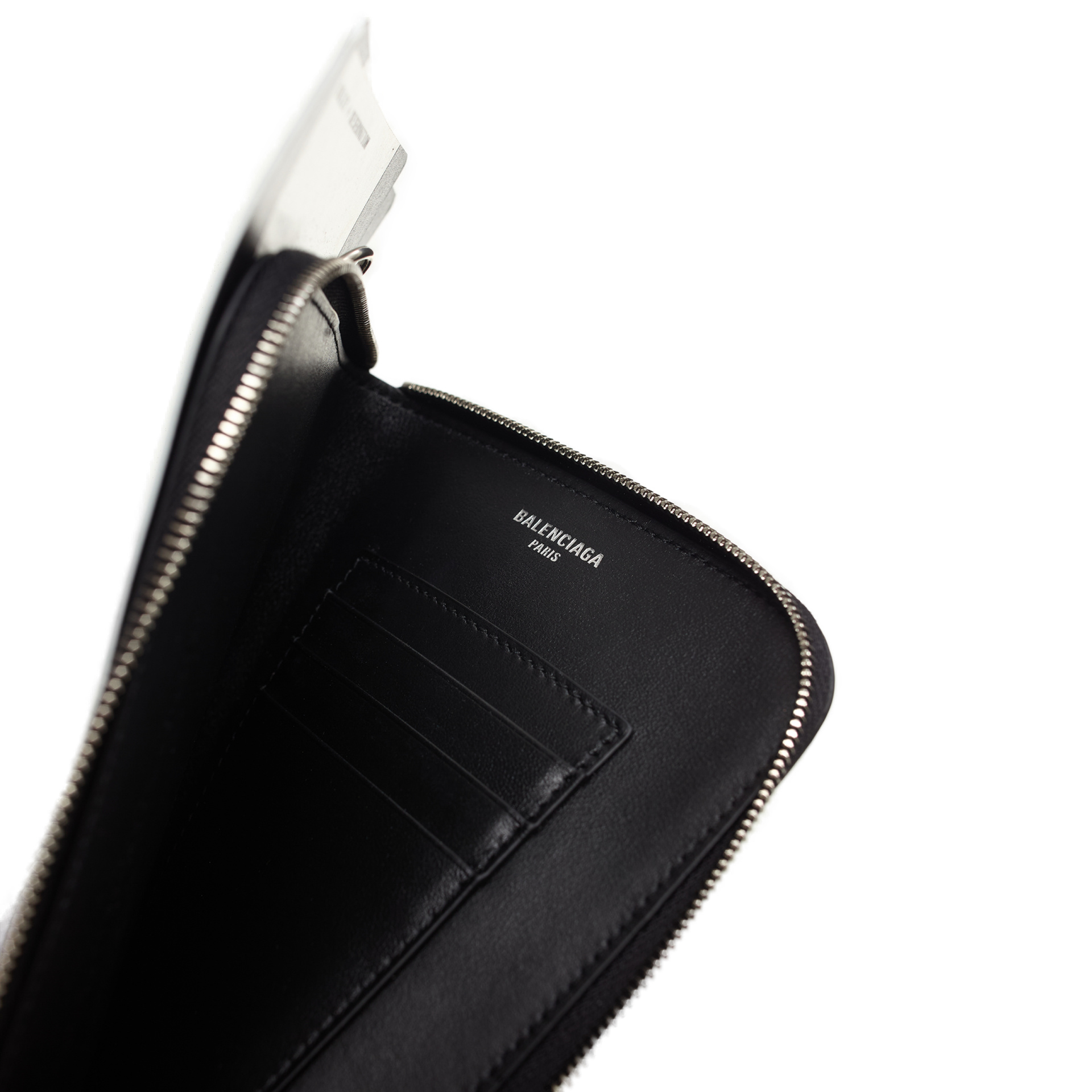 Balenciaga Passport-shaped wallet with ticket