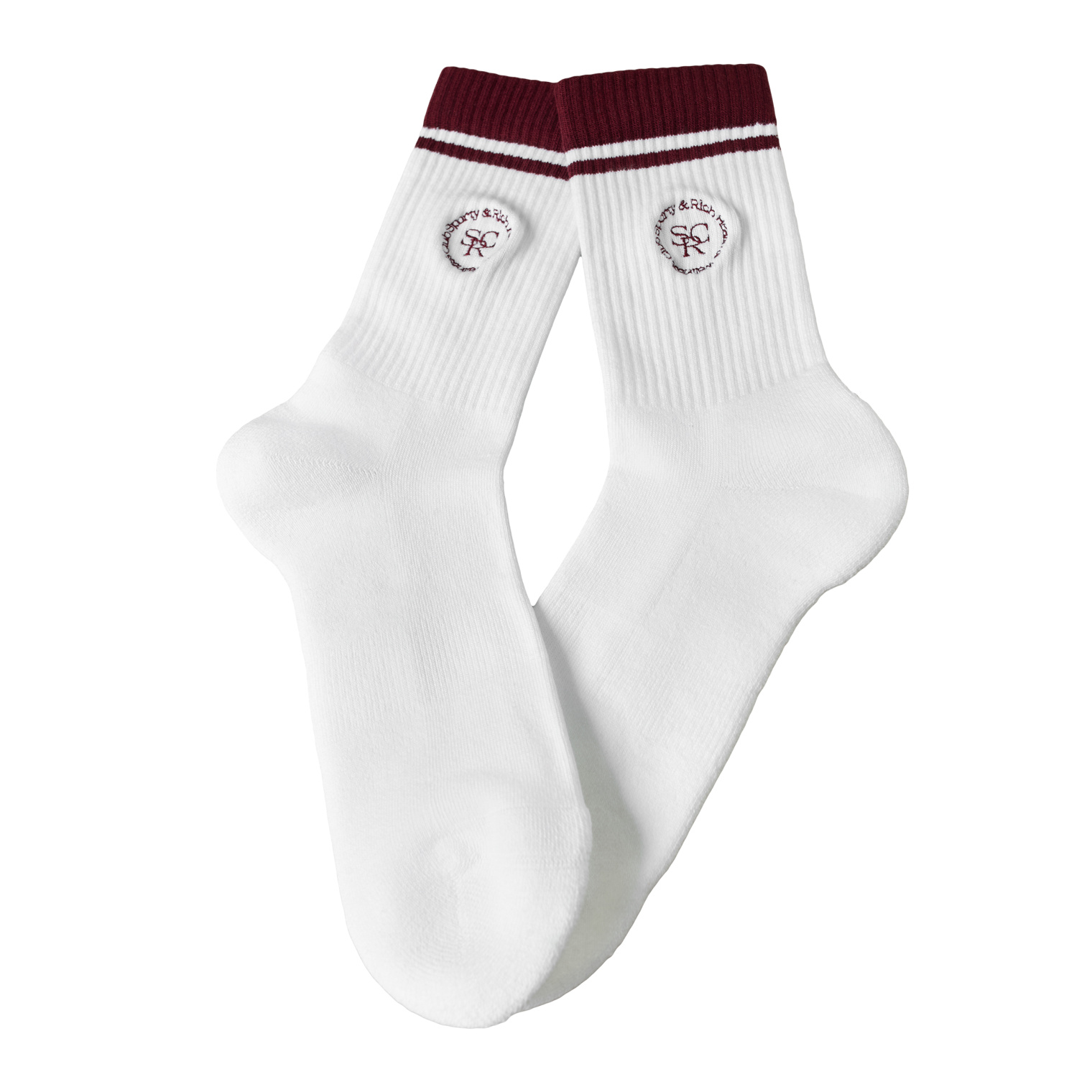 SPORTY & RICH Embroidered logo socks