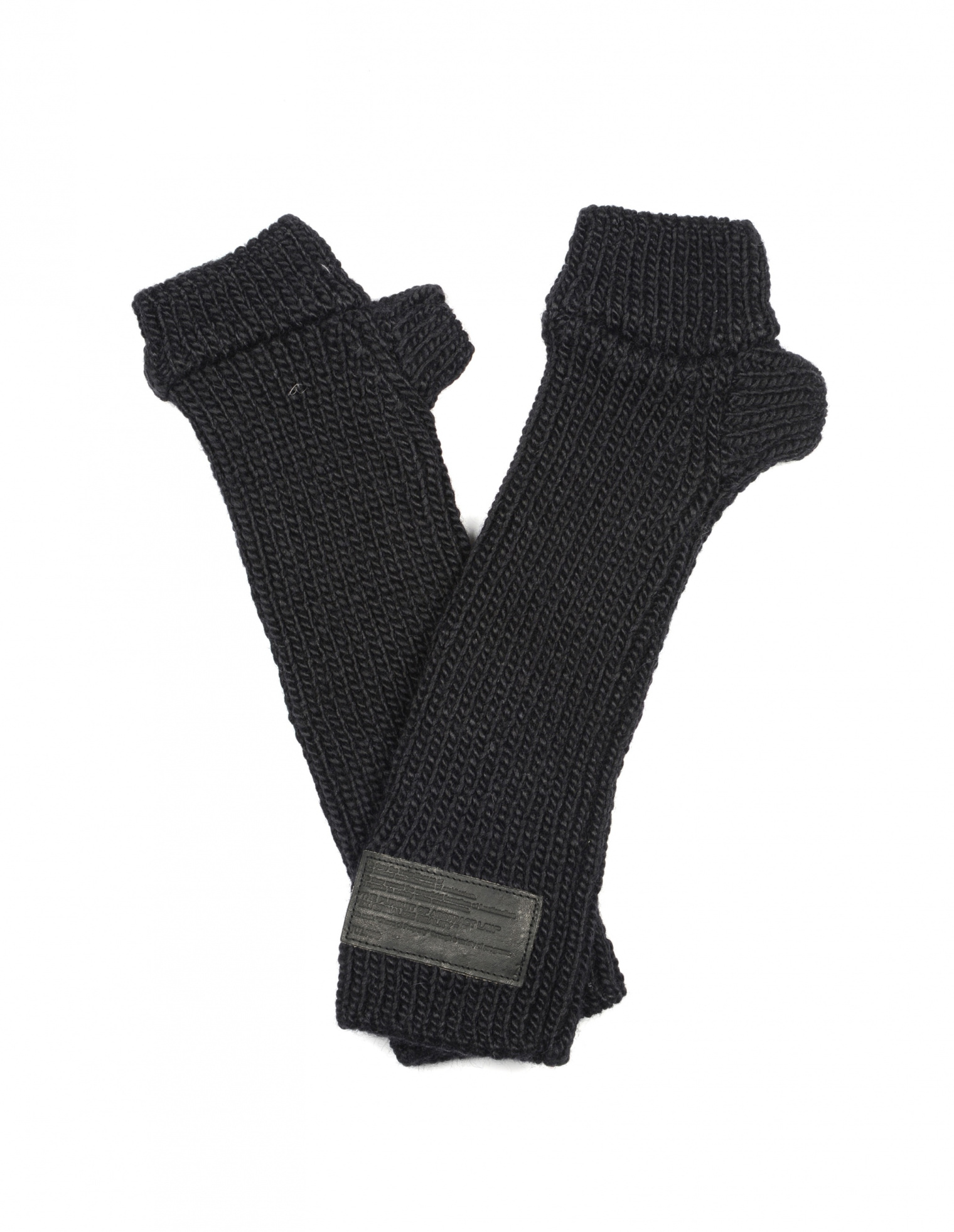 Julius Wool fingerless gloves
