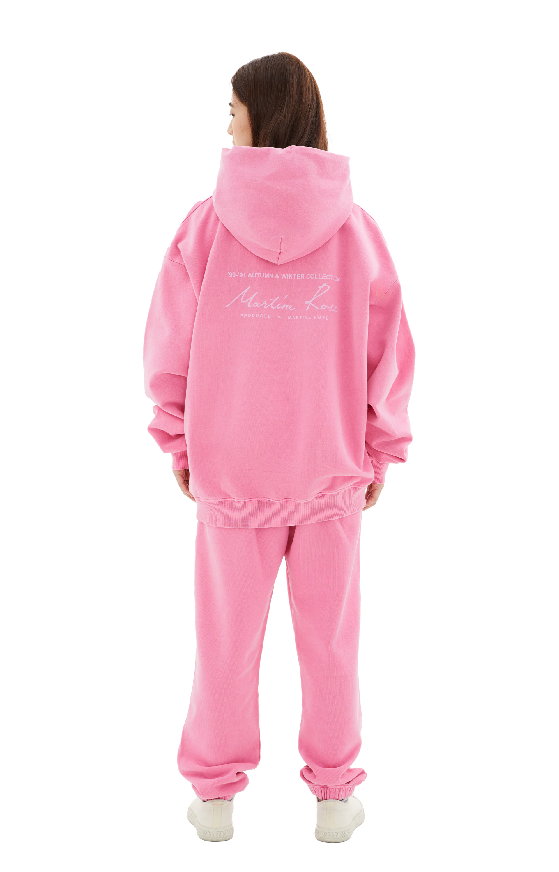 Martine Rose Pink print hoodie