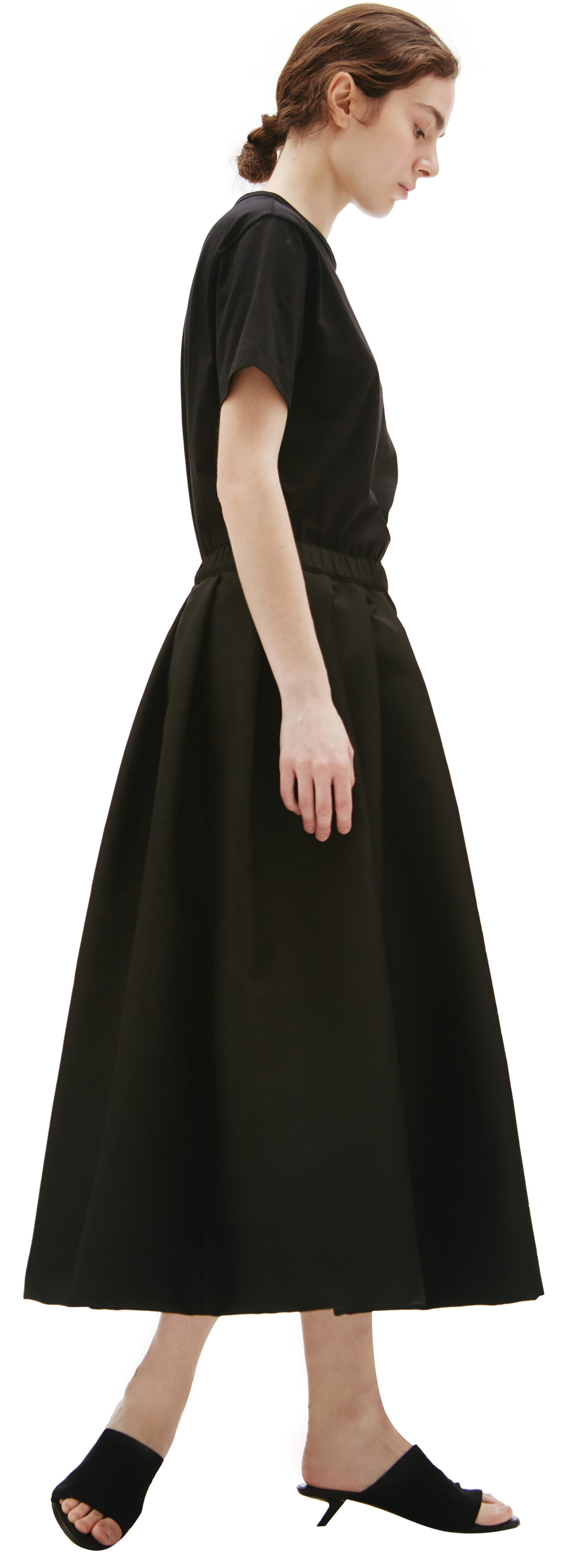 Comme des Garcons Black Midi Skirt