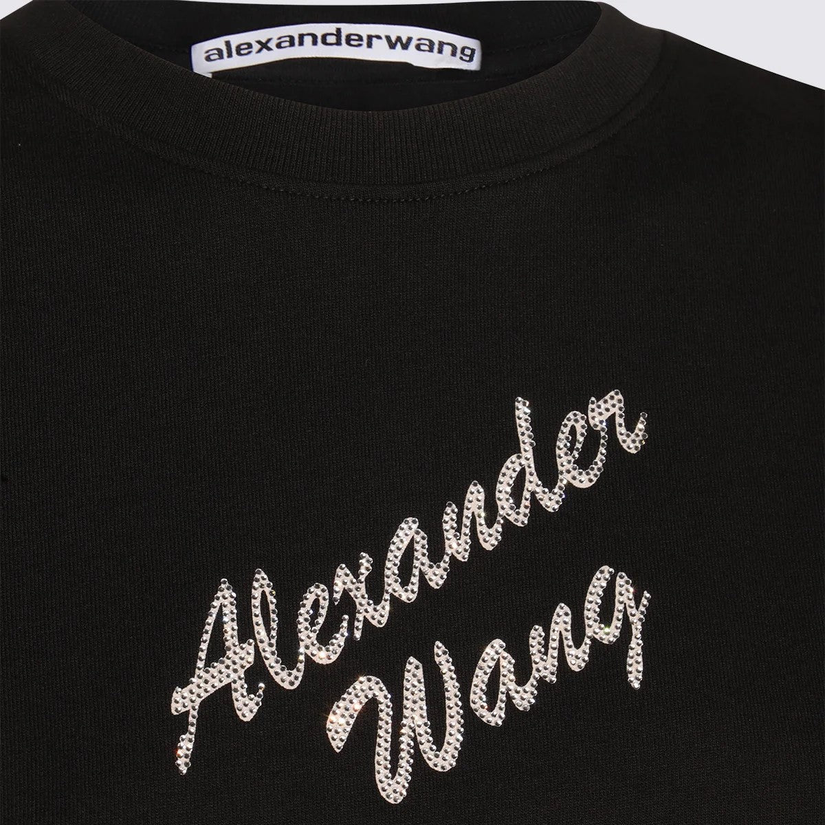 Alexander Wang Shrunken Tee W/Hotfix Logo