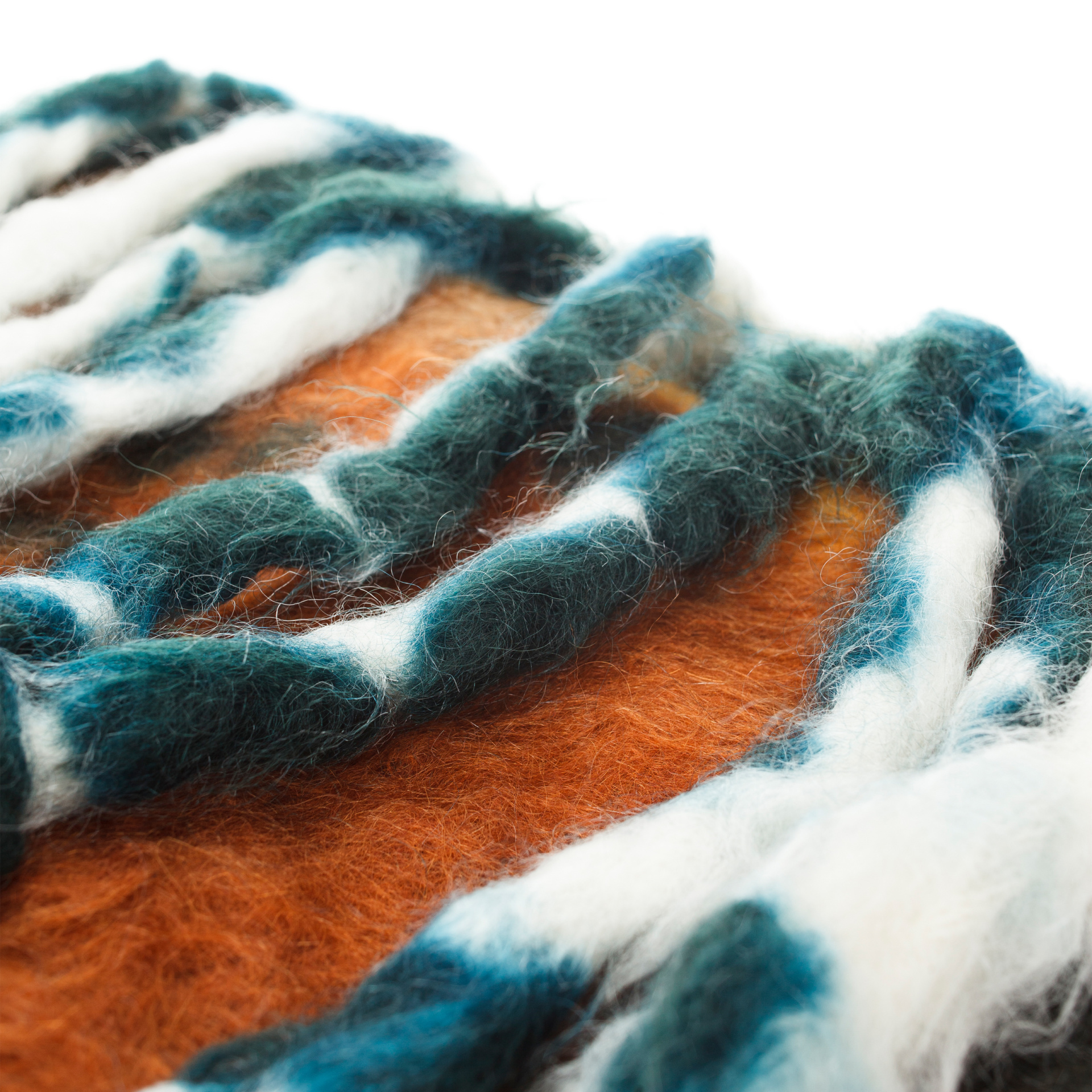 Jil Sander Tie-dye mohair scarf