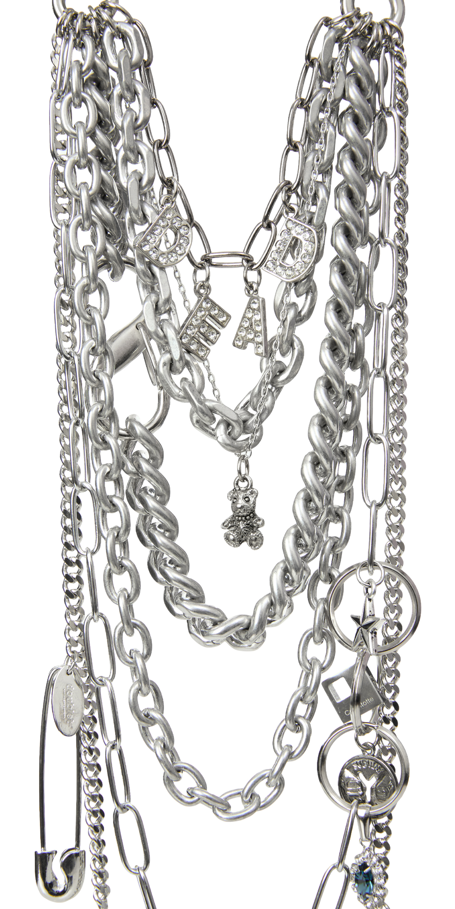 Doublet Silver \'Dead\' necklace