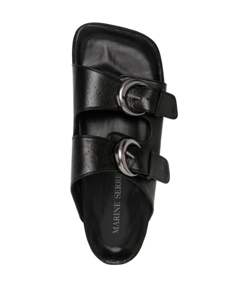 MARINE SERRE Men\'s Leather Sandal