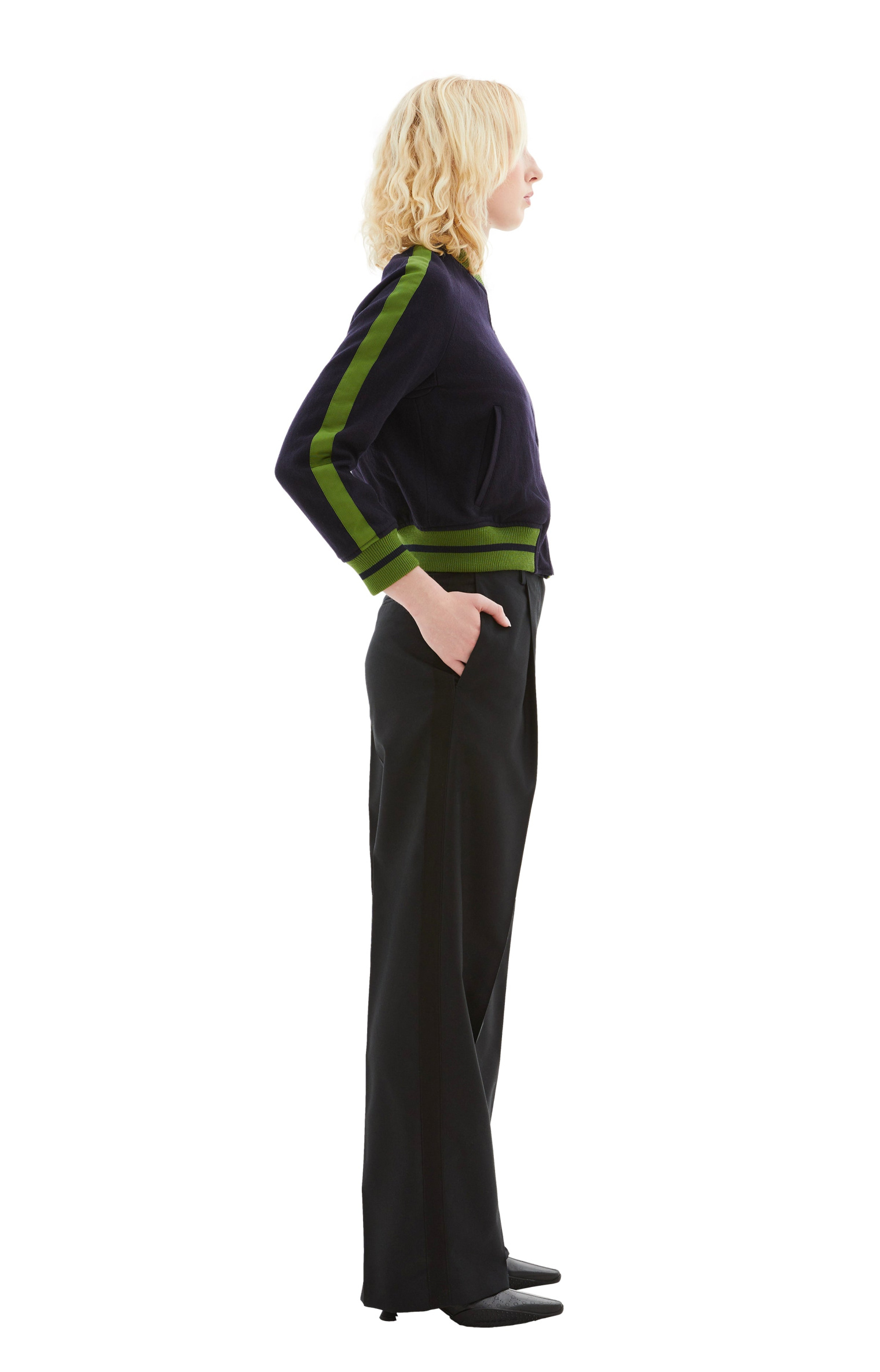 Dries Van Noten Portia Tuxedo Pants