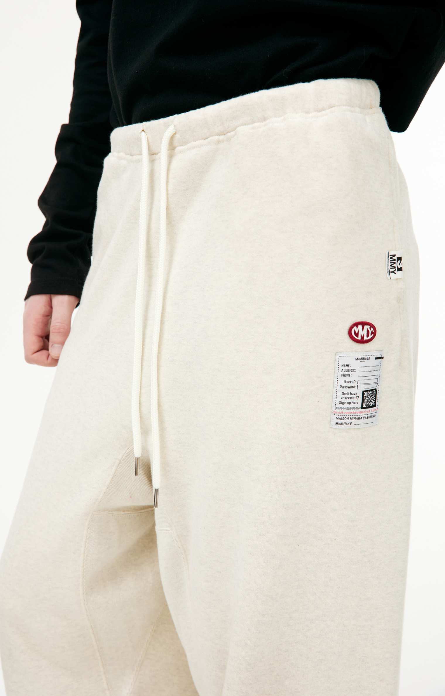 Maison Mihara Yasuhiro Sweatpants with logo