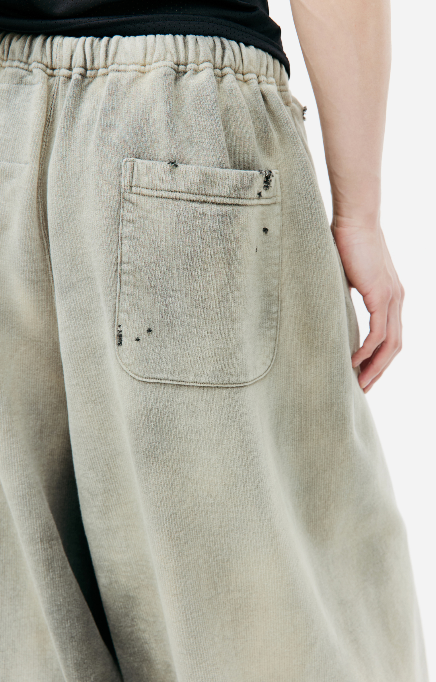 Maison Mihara Yasuhiro Faded cotton sweatpants