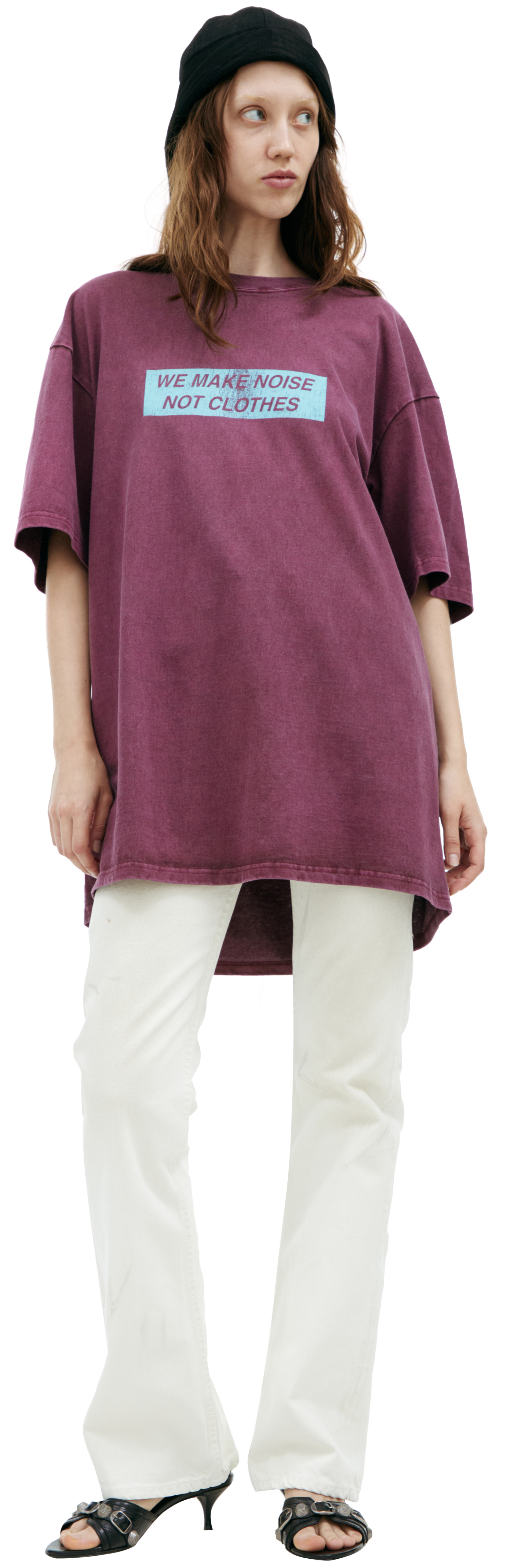 Undercover Burgundy T-shirt with print