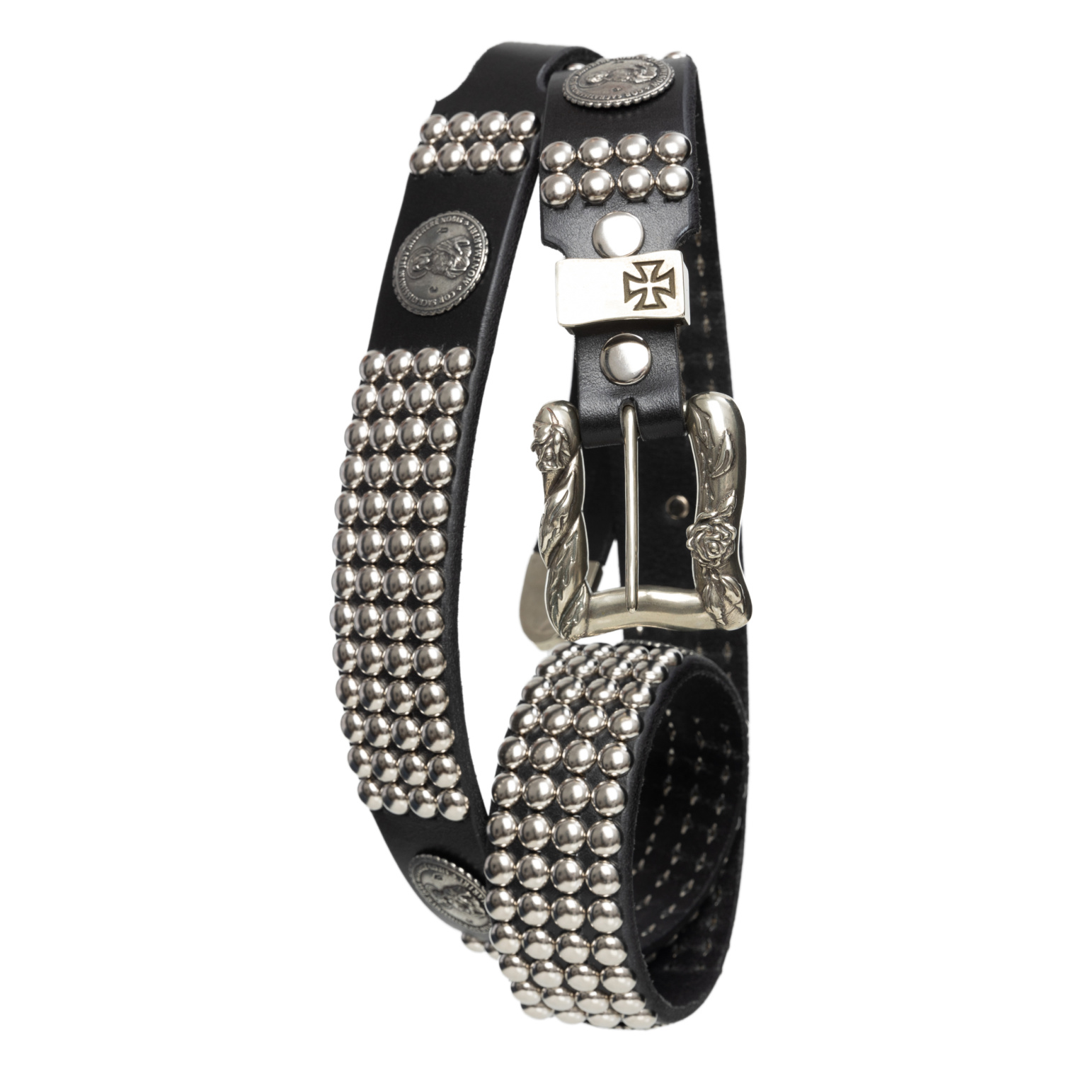 Enfants Riches Deprimes Leather belt with rivets