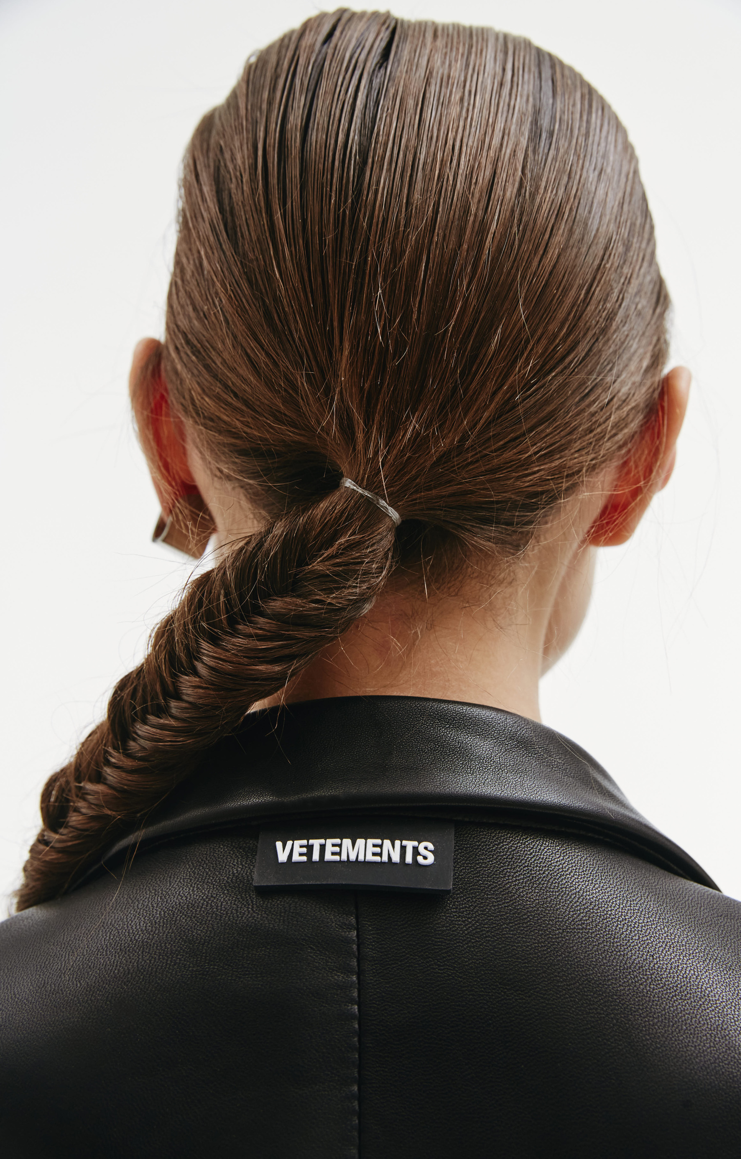 VETEMENTS Black leather blazer