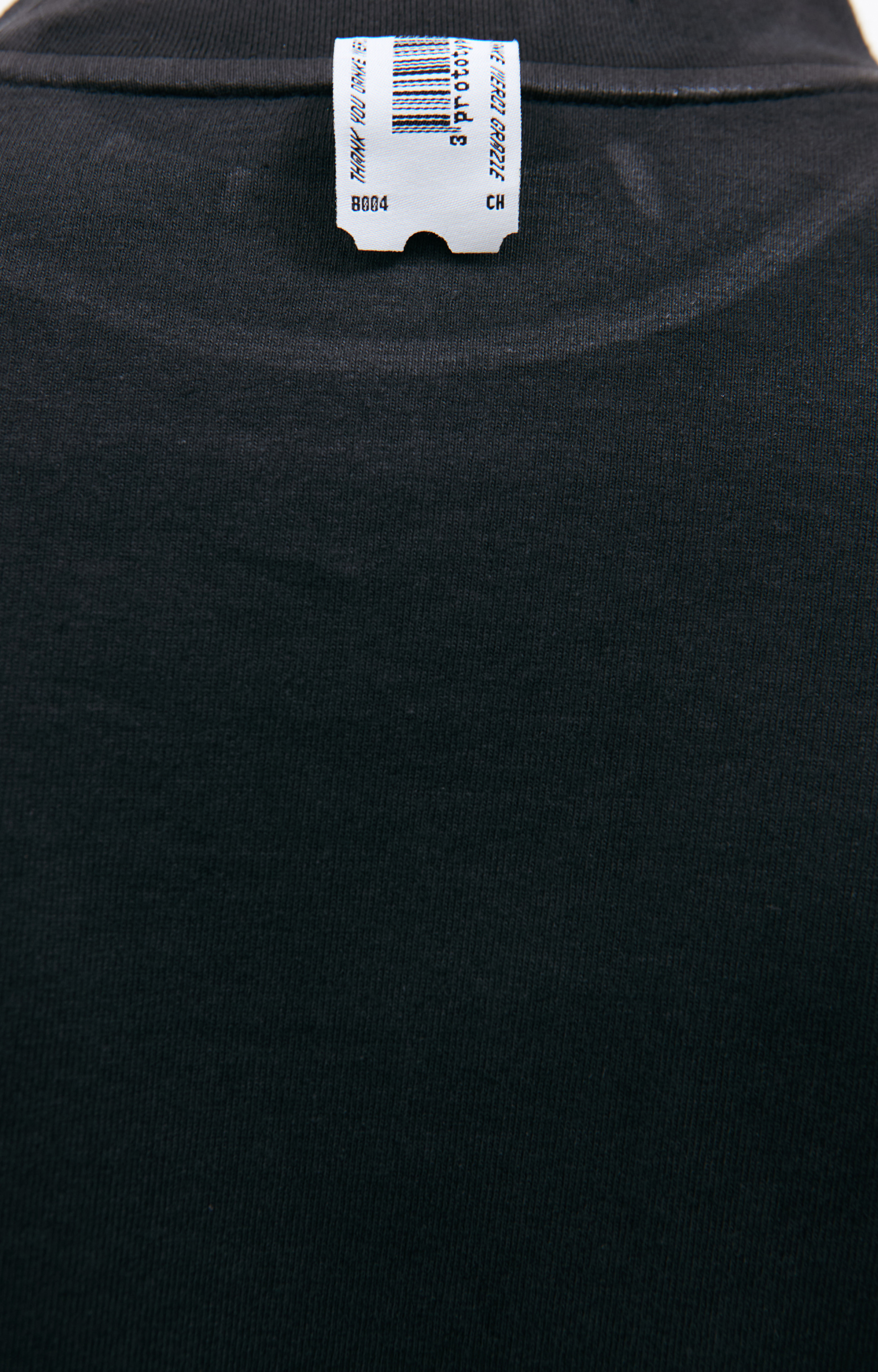 PROTOTYPES Black cotton longsleeve