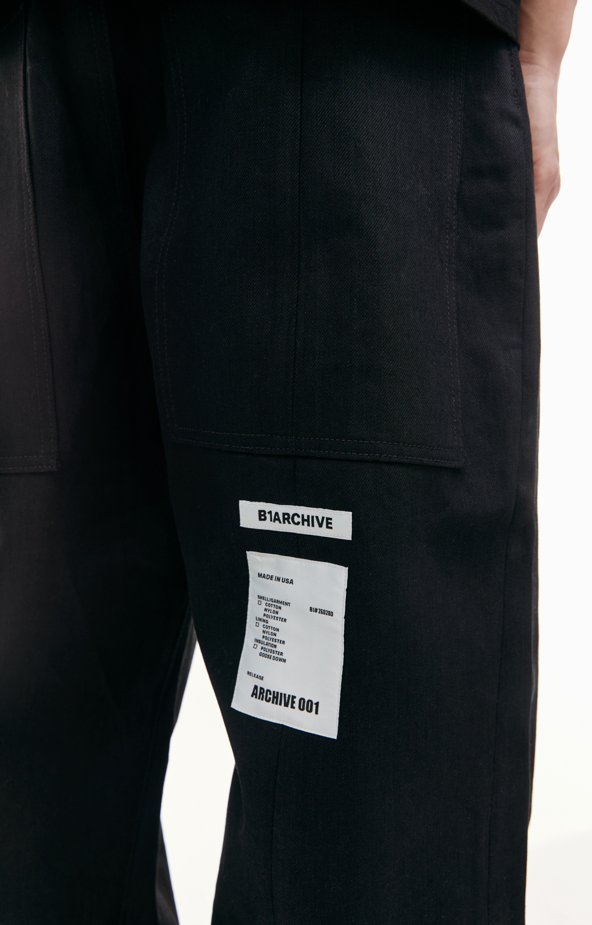 B1ARCHIVE Black oversized t-shirt