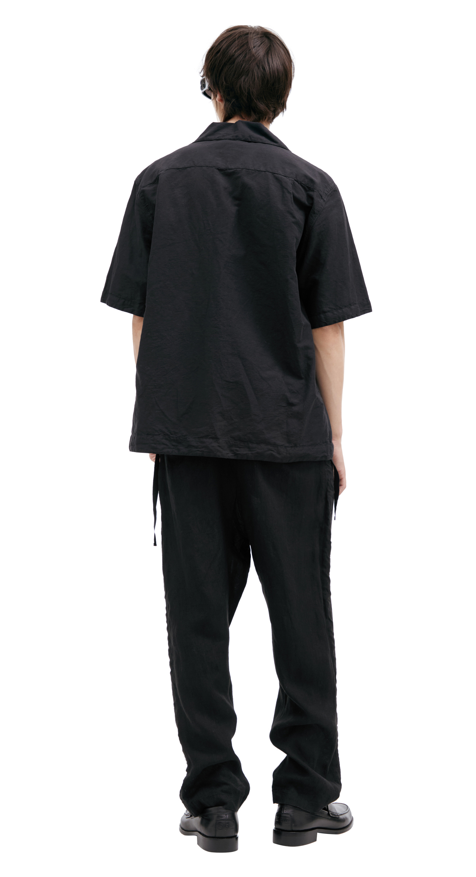 Stone Island Black shirt with logo