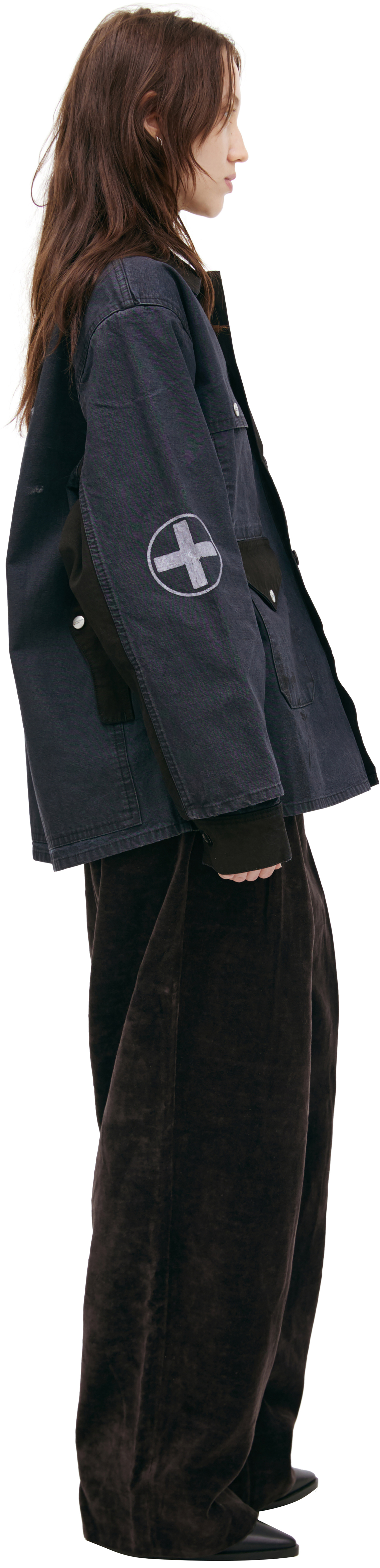 Enfants Riches Déprimés Denim jacket with patch pockets