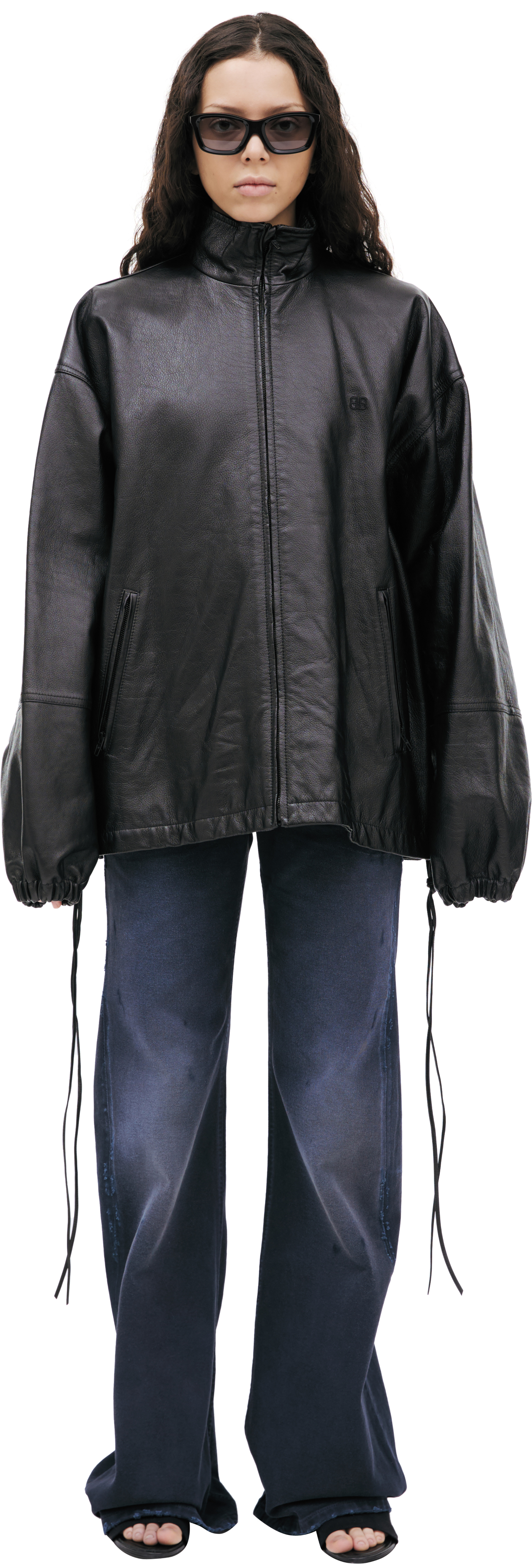 Balenciaga Black leather jacket