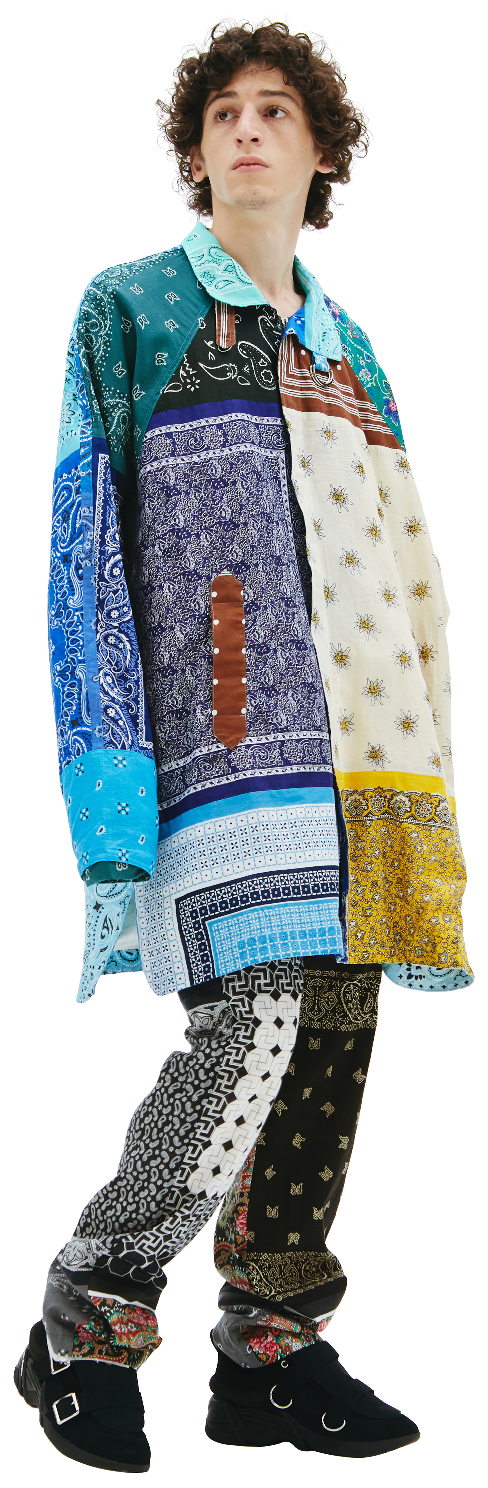 Children of the discordance Bandana patch oversized jacket