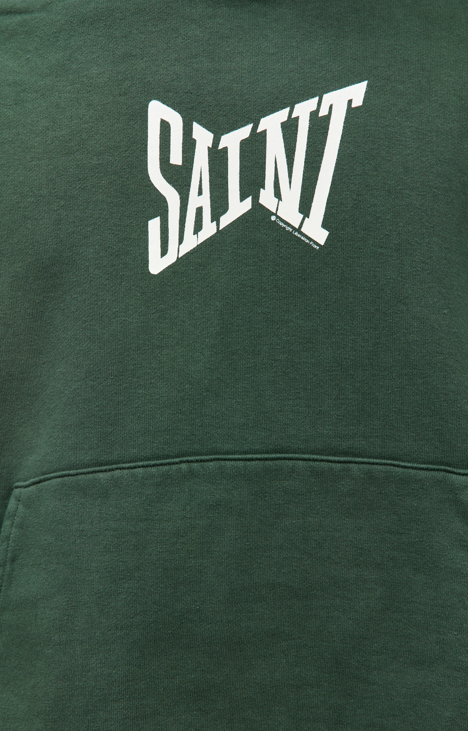 Saint Mxxxxxx Green logo hoodie